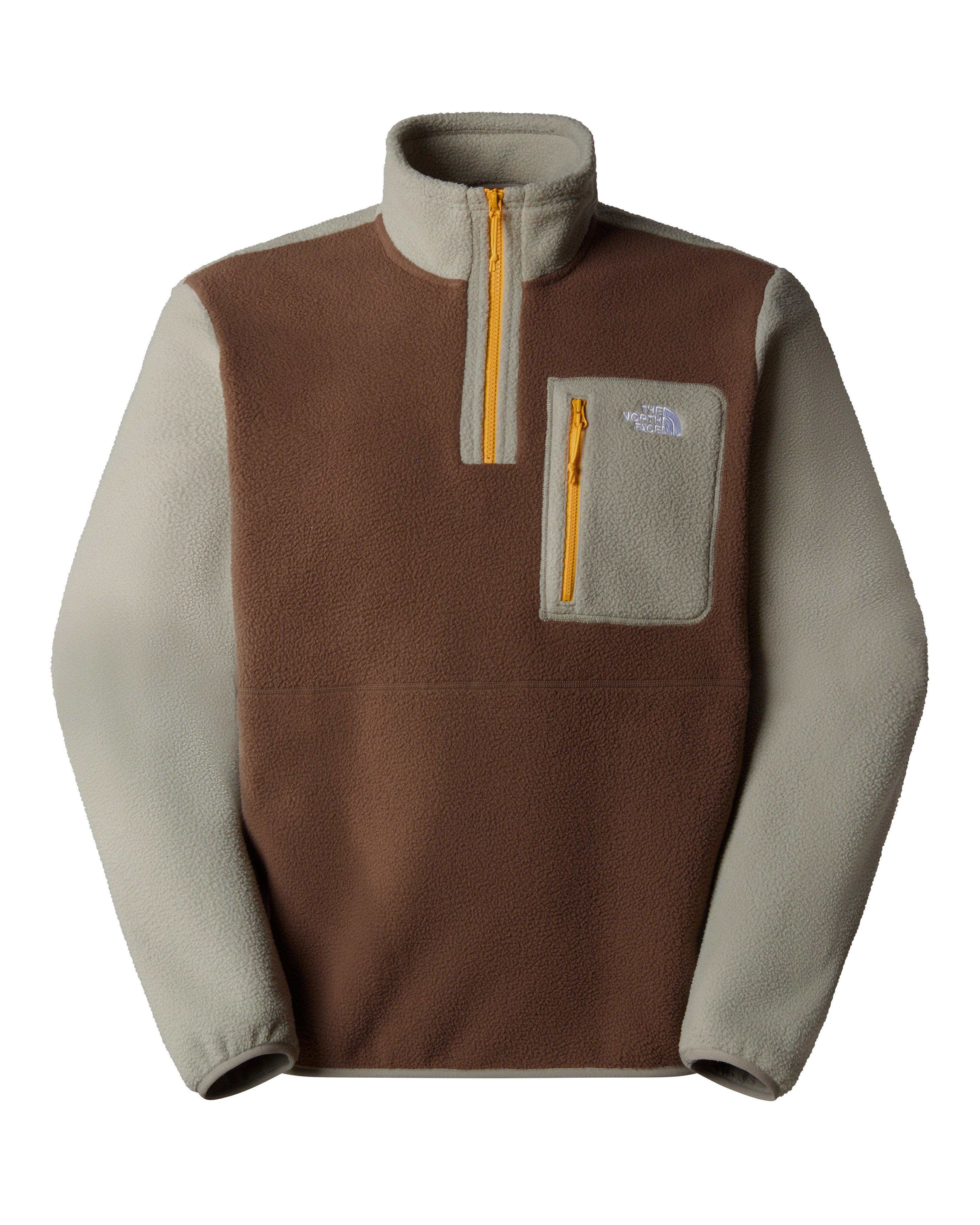 The North Face Men's Yumiori ¼  Zip Fleece Top -  Brown