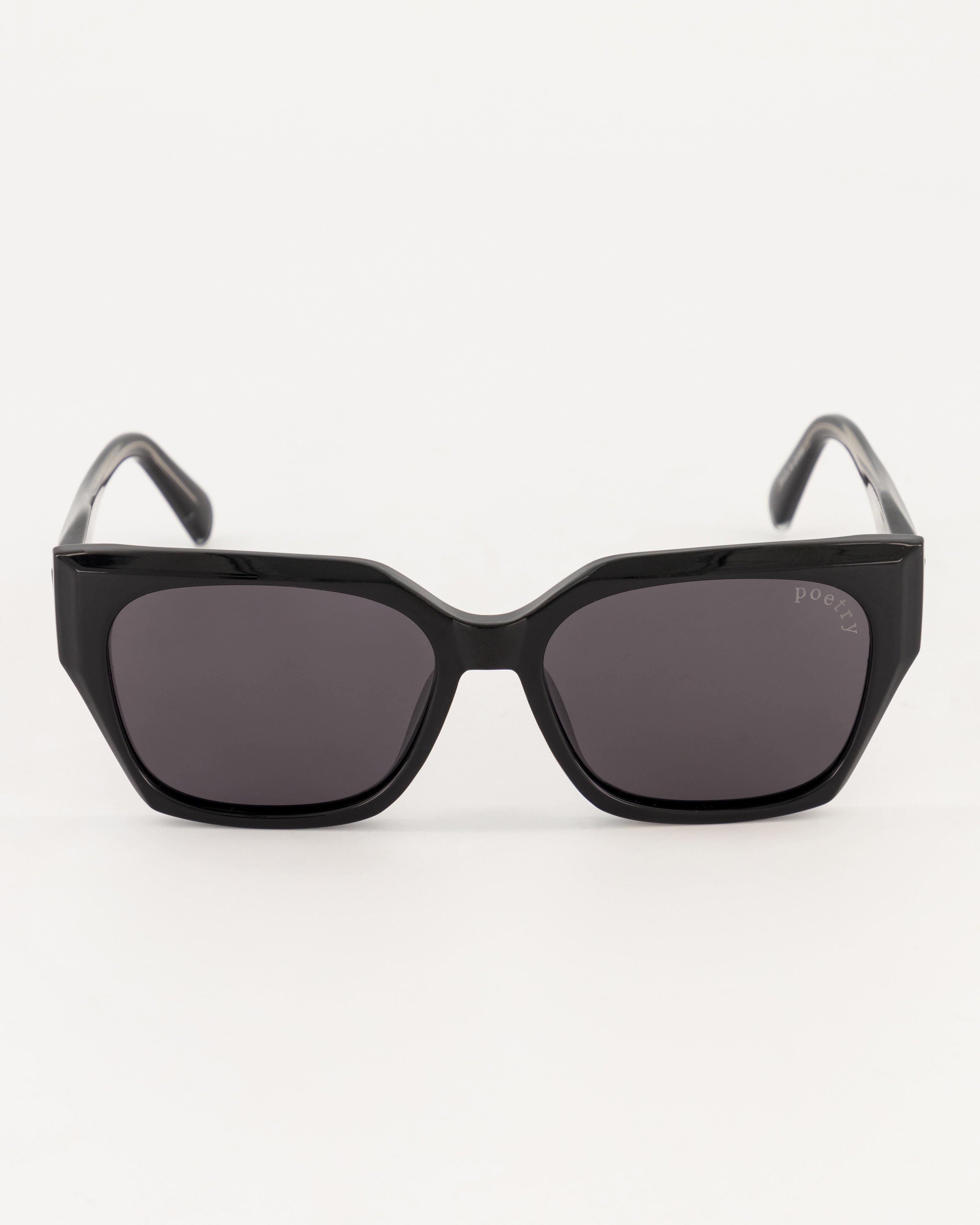 Square Cat Eye Tortoiseshell Sunglasses -  Black