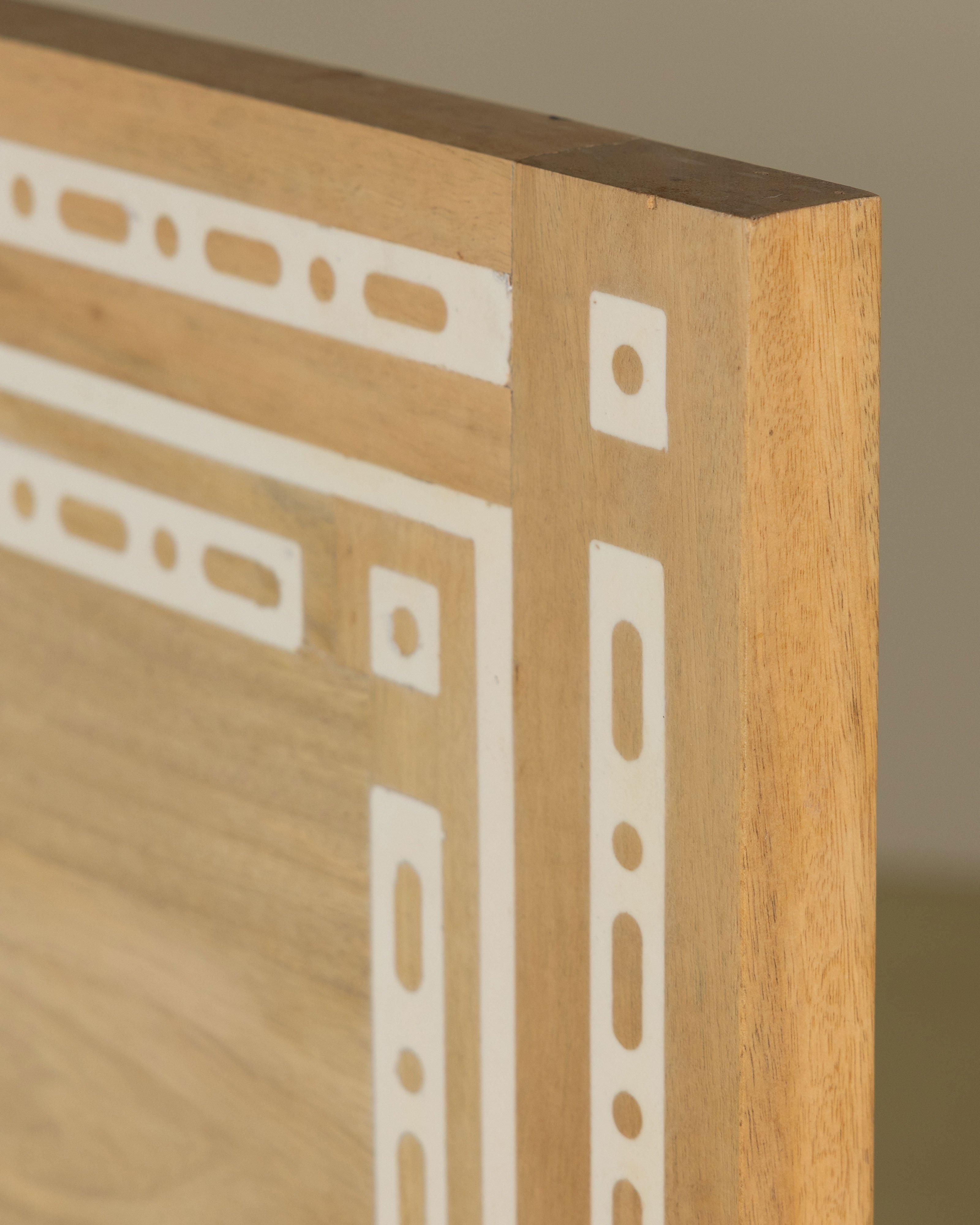 Clair Inlay King Headboard -  Brown