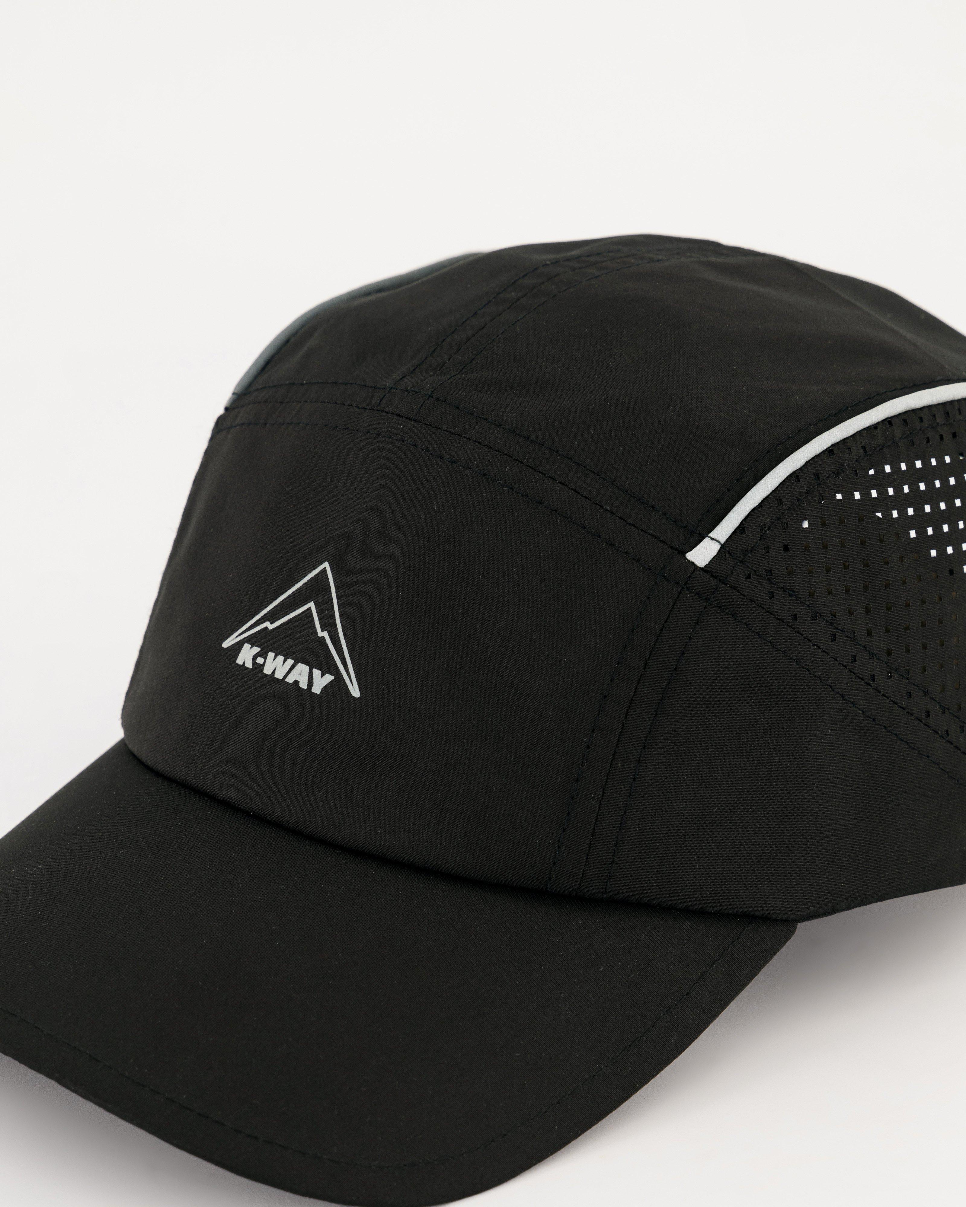 K-Way Stride Running Cap -  Black