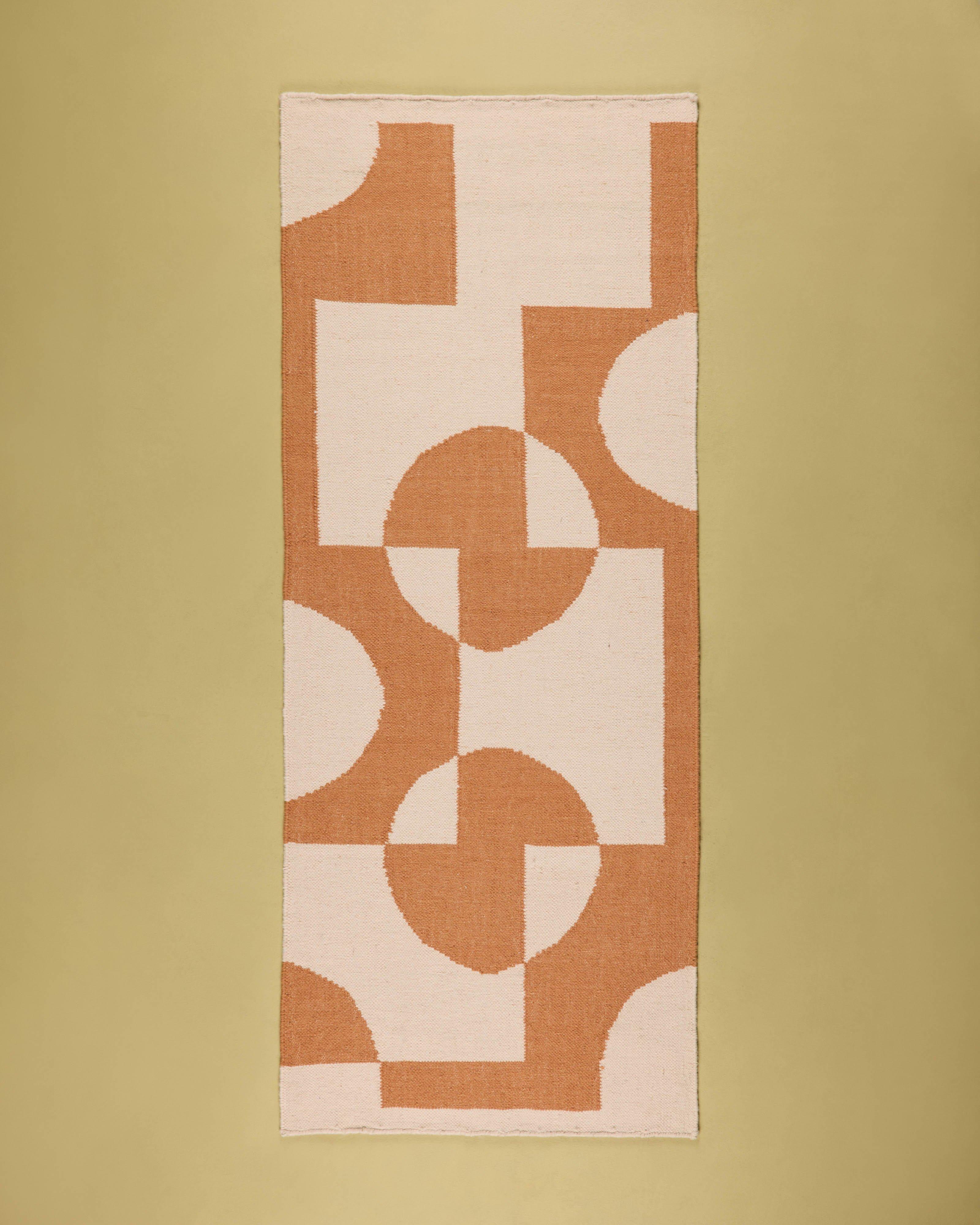 Polly Wool & Cotton Runner - 80cm x 200cm -  Pink