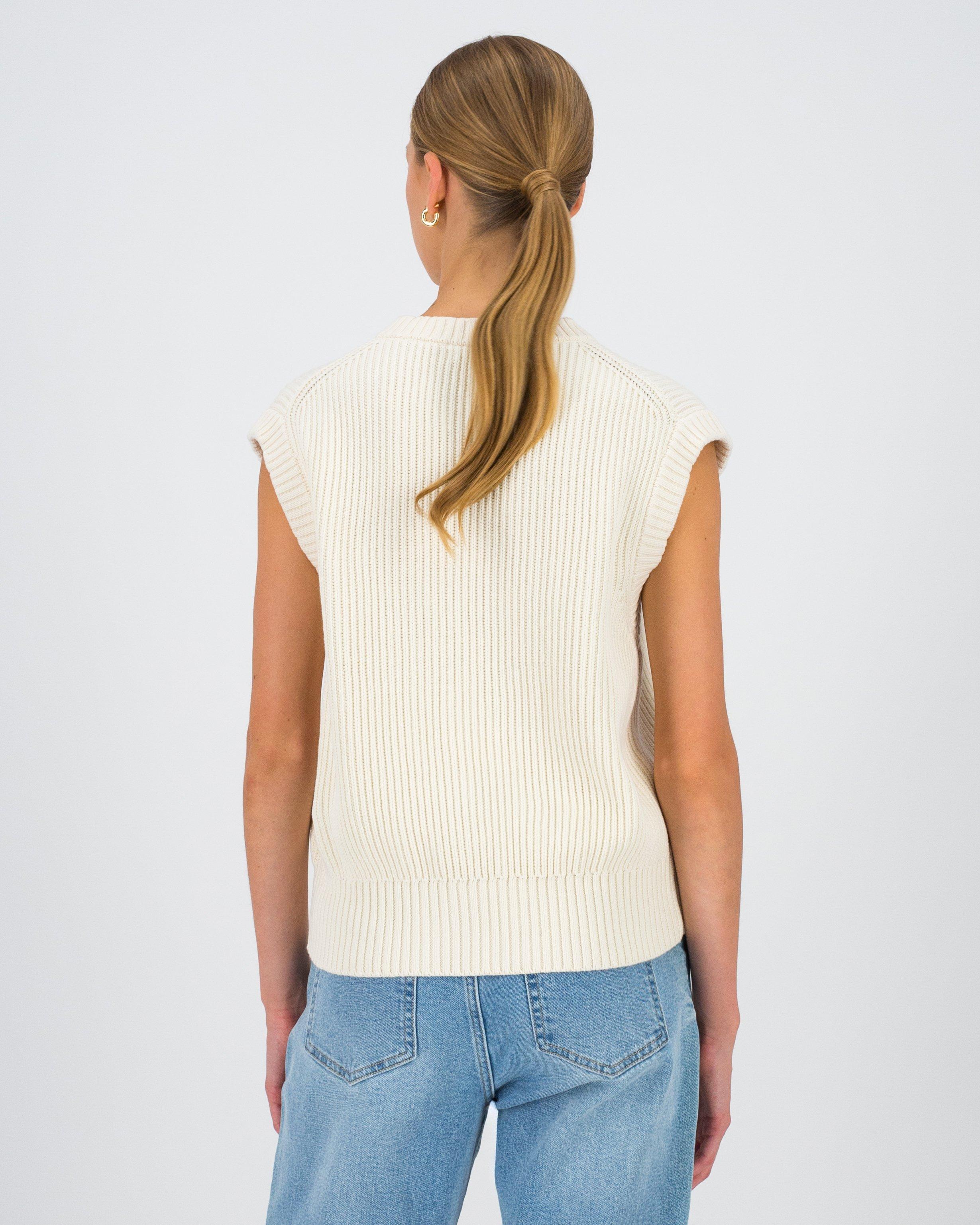 Laylah Sleeveless Zip Through Knit - Poetry Clothing Store