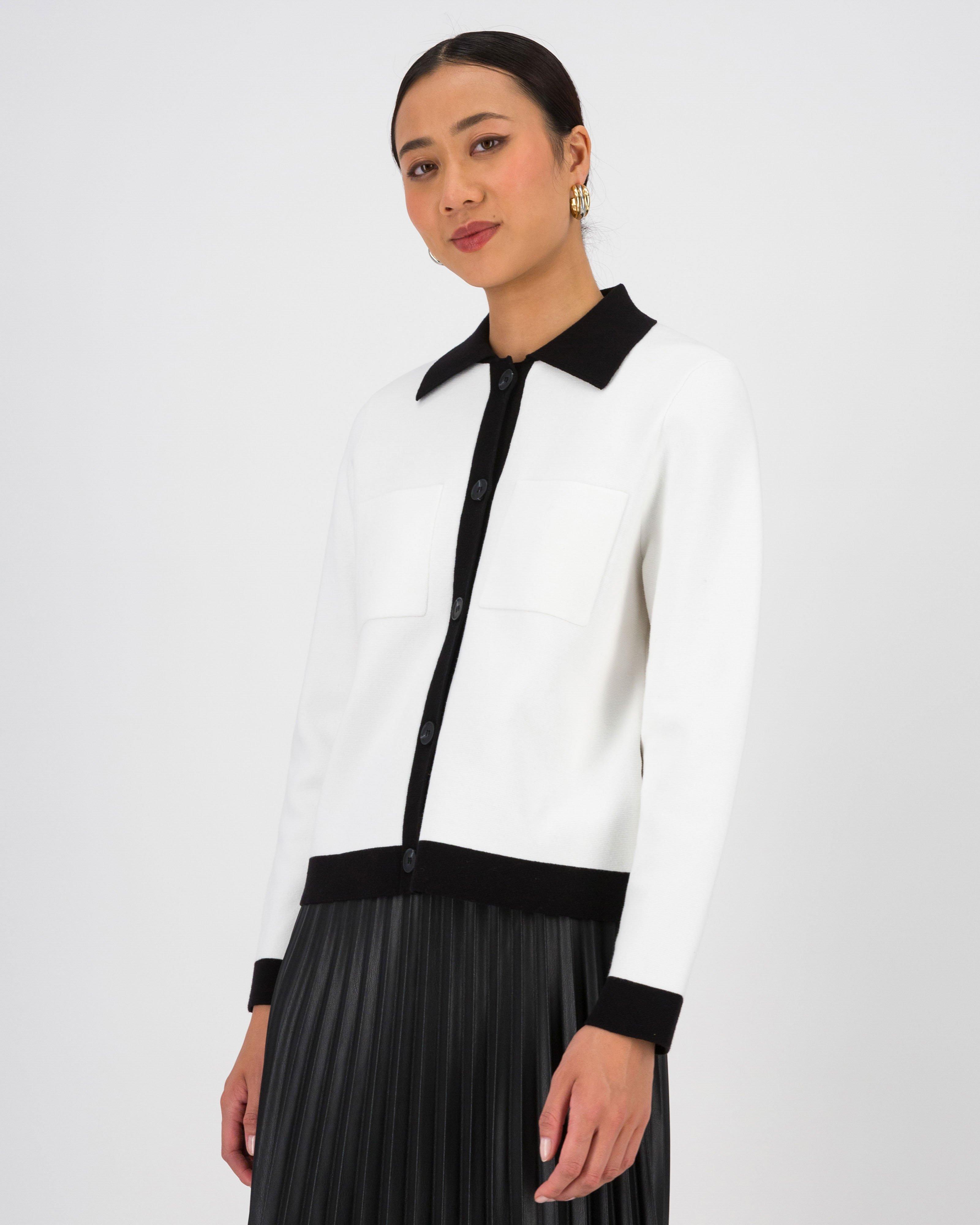 Milleigh Knitwear Cardigan -  White