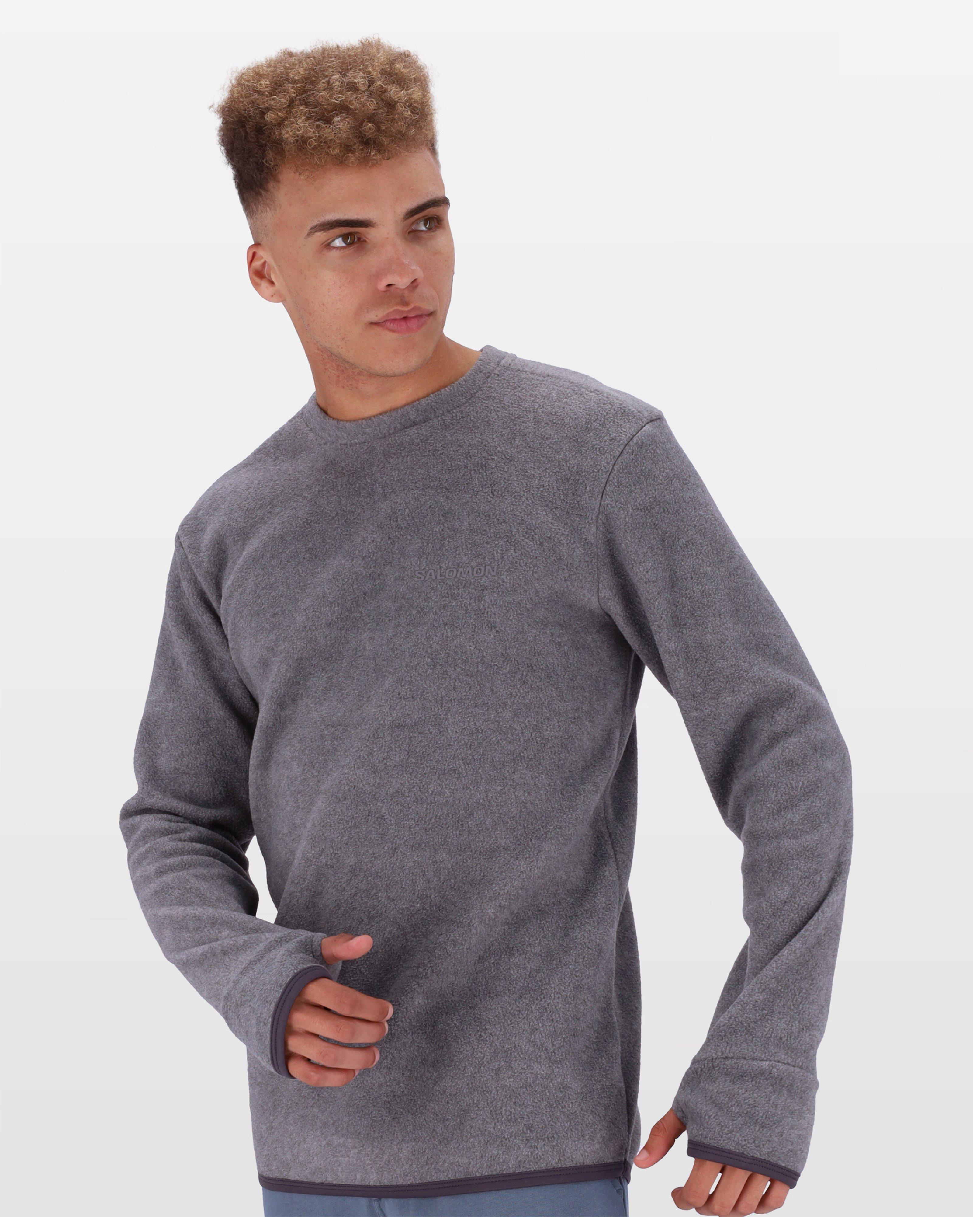 Salomon Men’s Kabru Fleece Top -  Grey