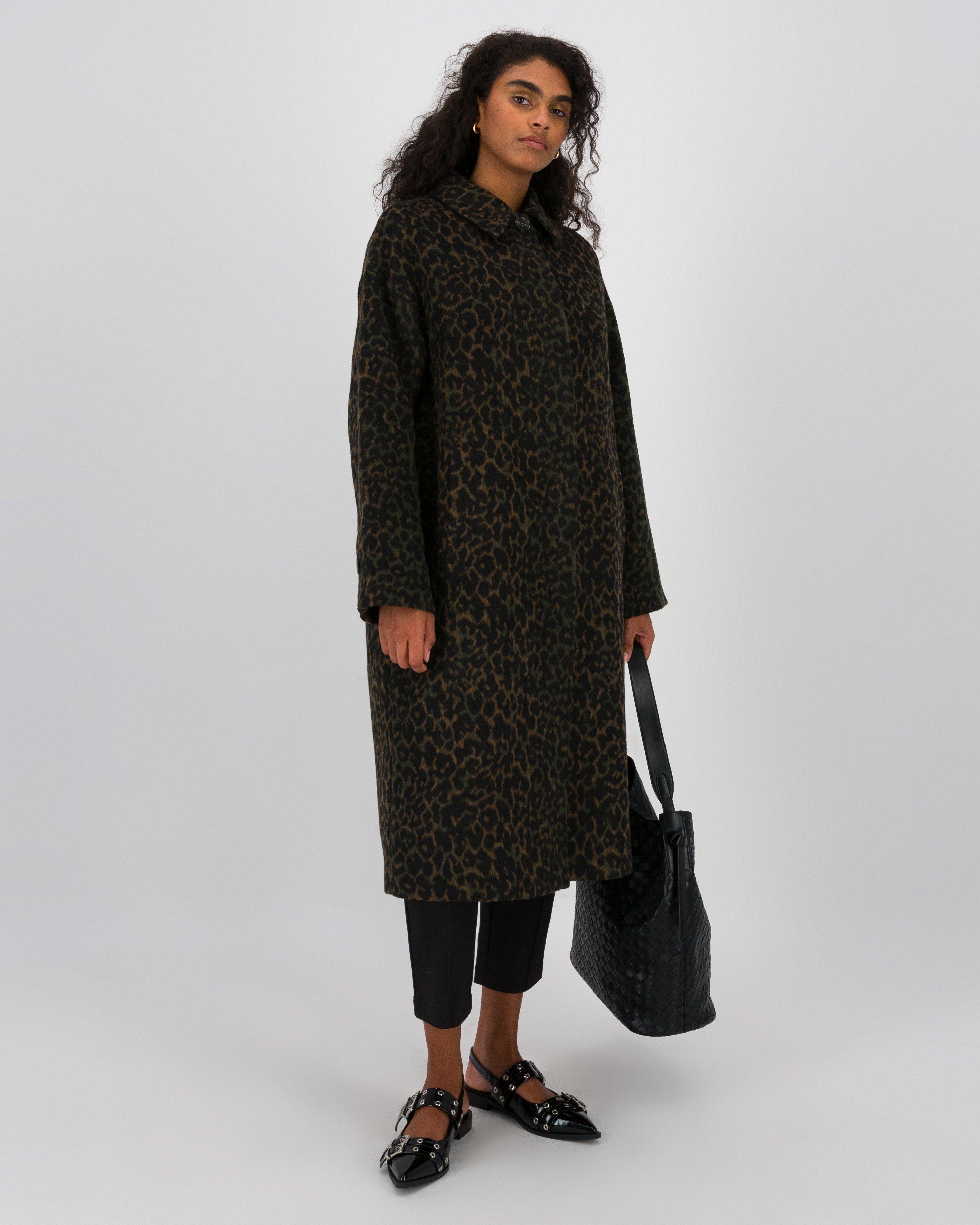 Kenya Animal Print Coat -  Assorted