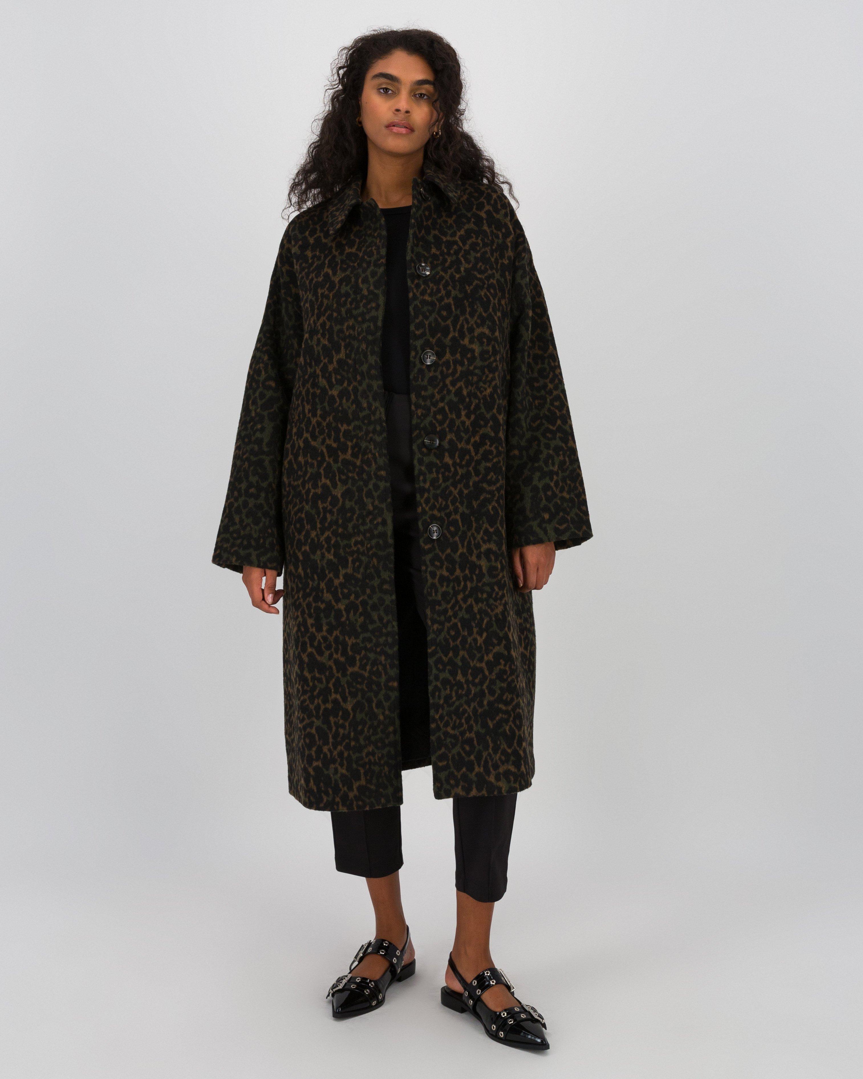 Kenya Animal Print Coat -  Assorted