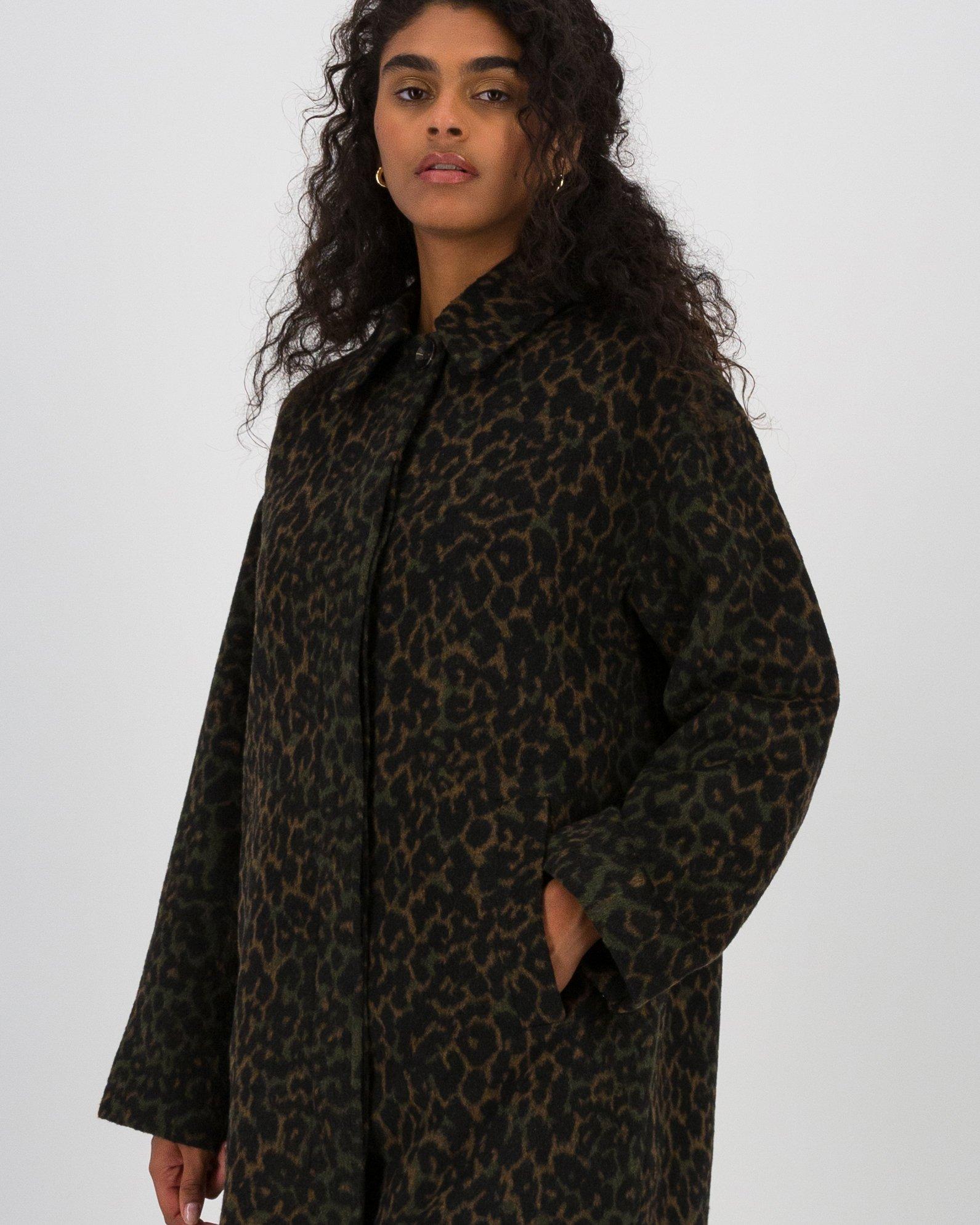 Kenya Animal Print Coat -  Assorted