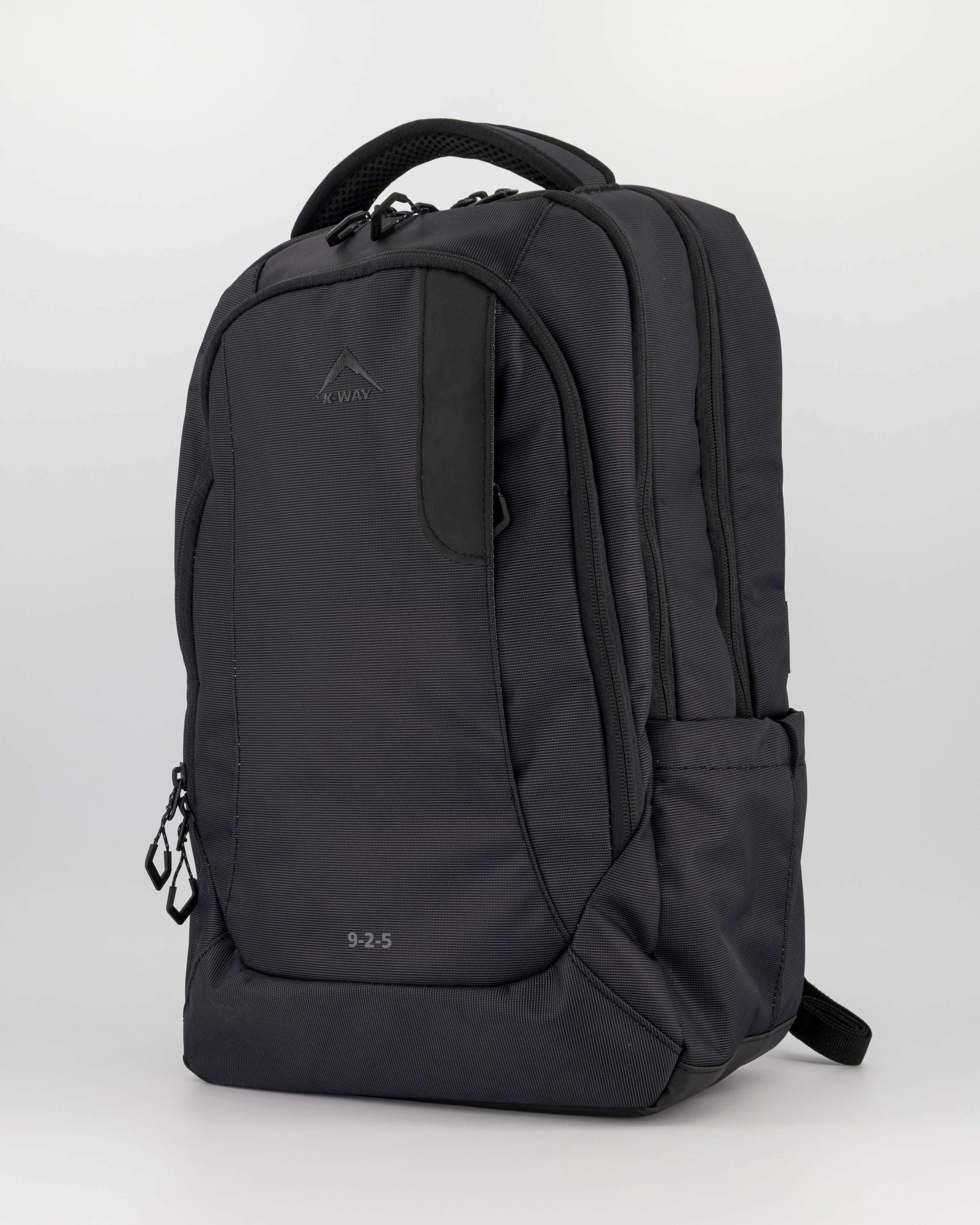 K-WAY 9-TO-5 COMMUTER BACKPACK -  Black