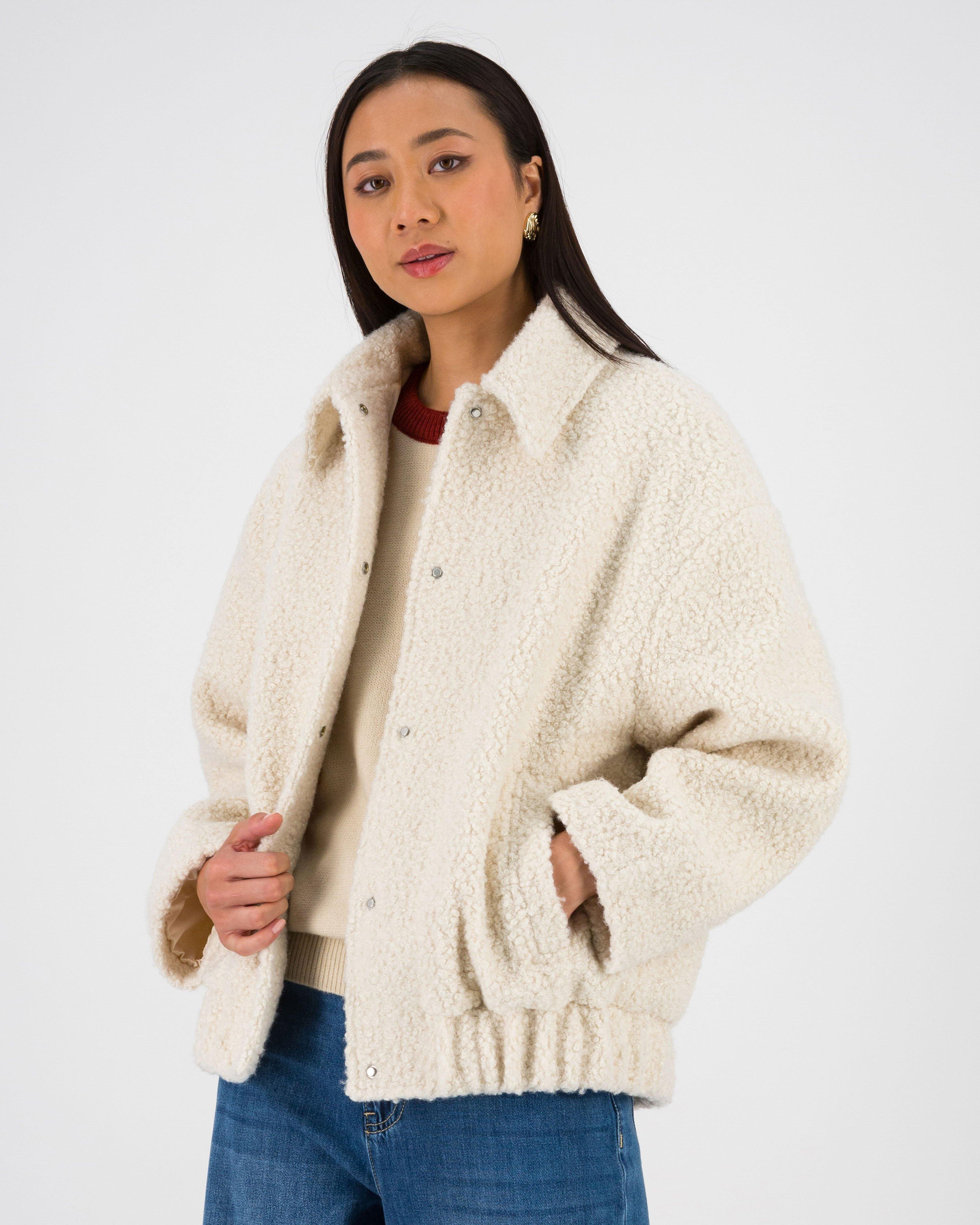 Rayann Boucle Bomber -  Milk