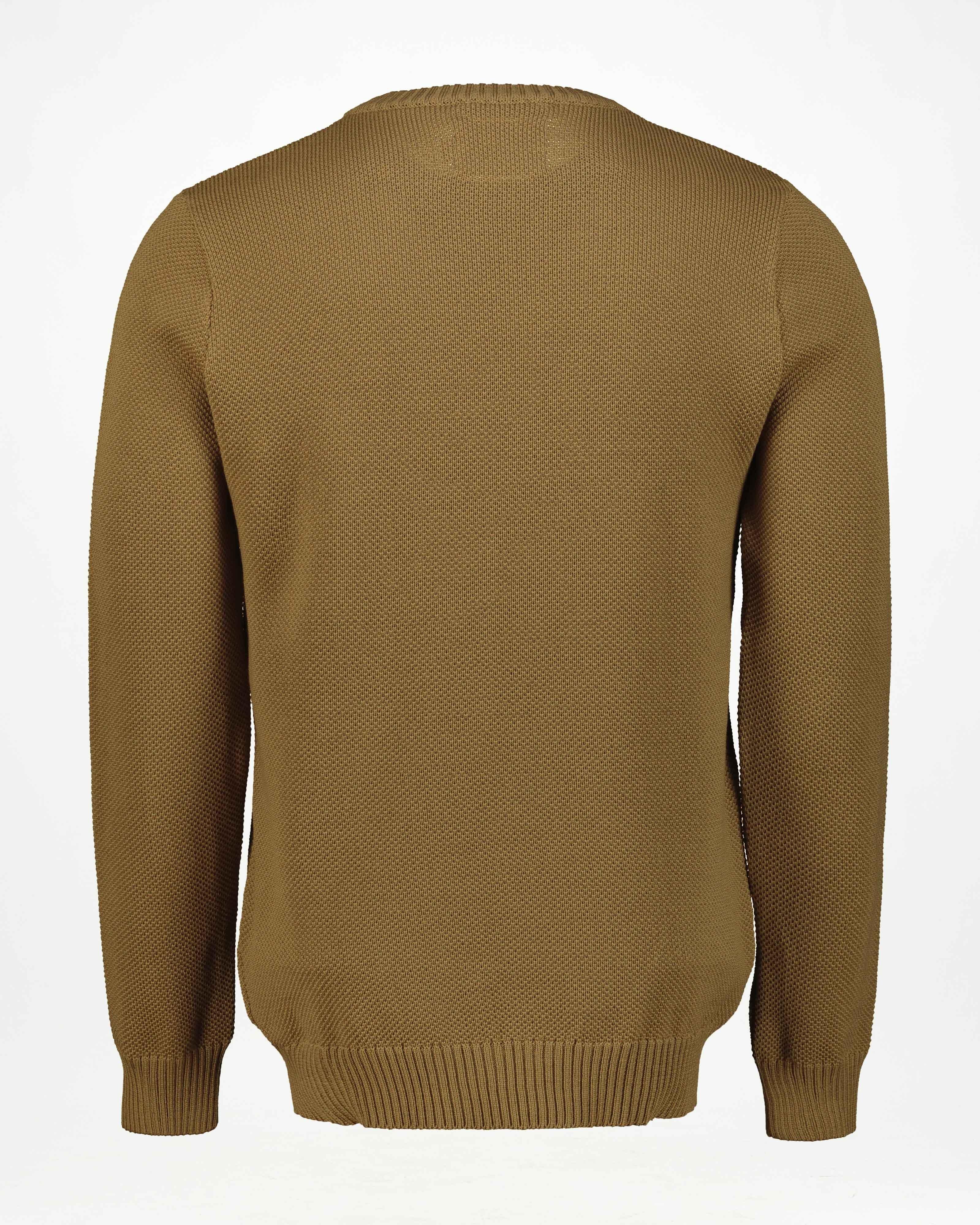 K-Way Elements x Gerber & Co Merino Wool Crew Neck Sweat Top -  Khaki