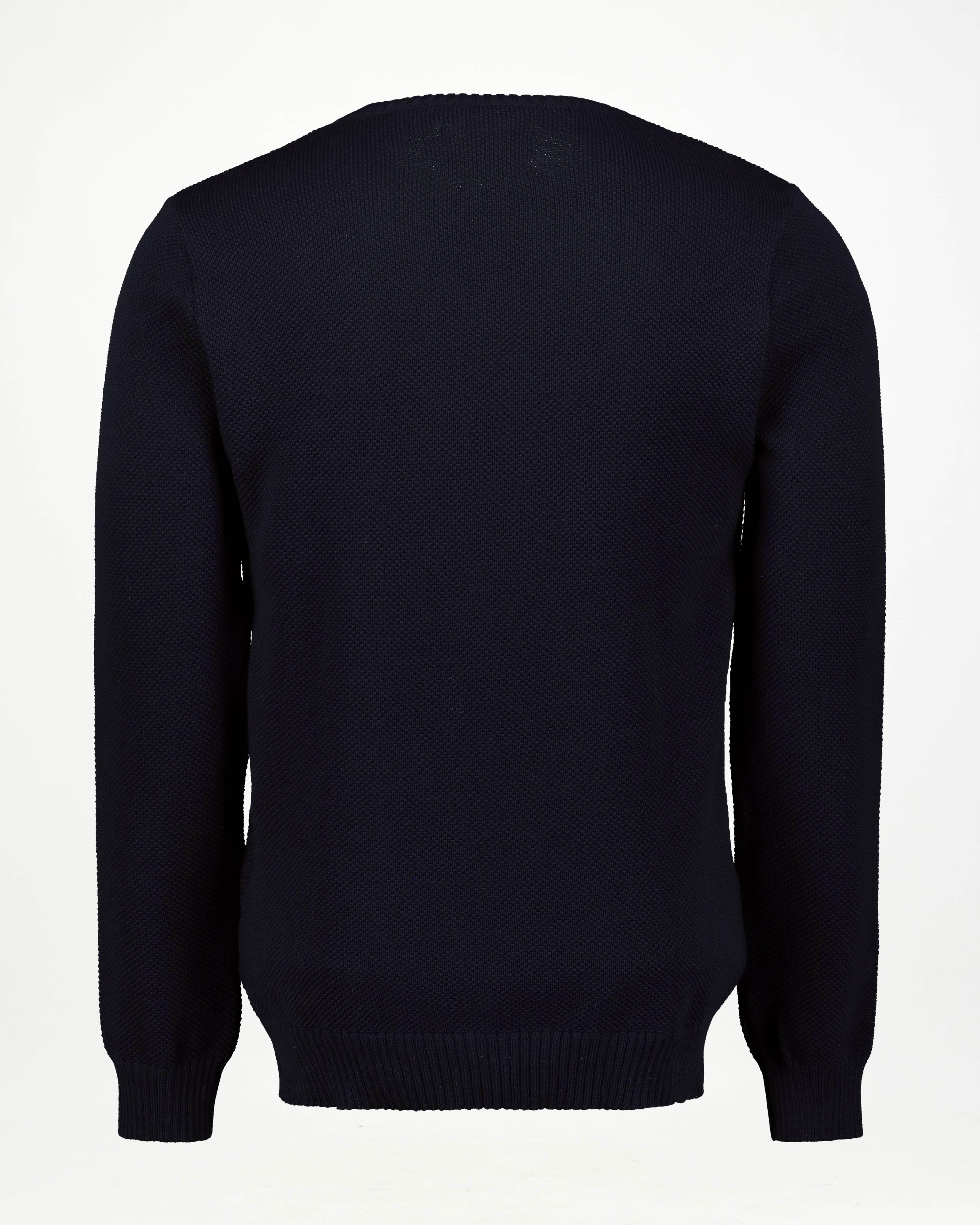 K-Way Elements x Gerber & Co Merino Wool Crew Neck Sweat Top -  Navy