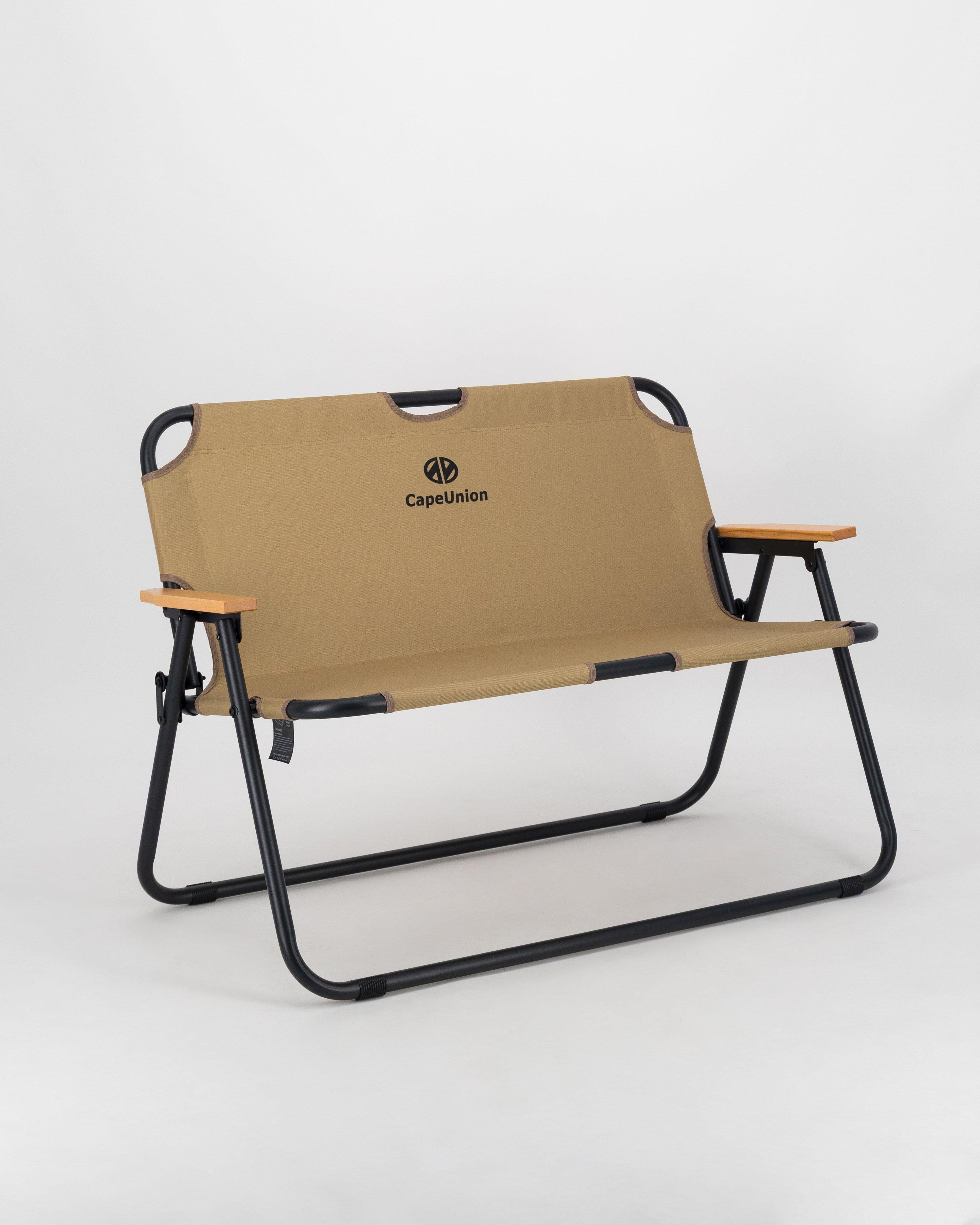 Cape Union Folding Camp Bench -  Stone