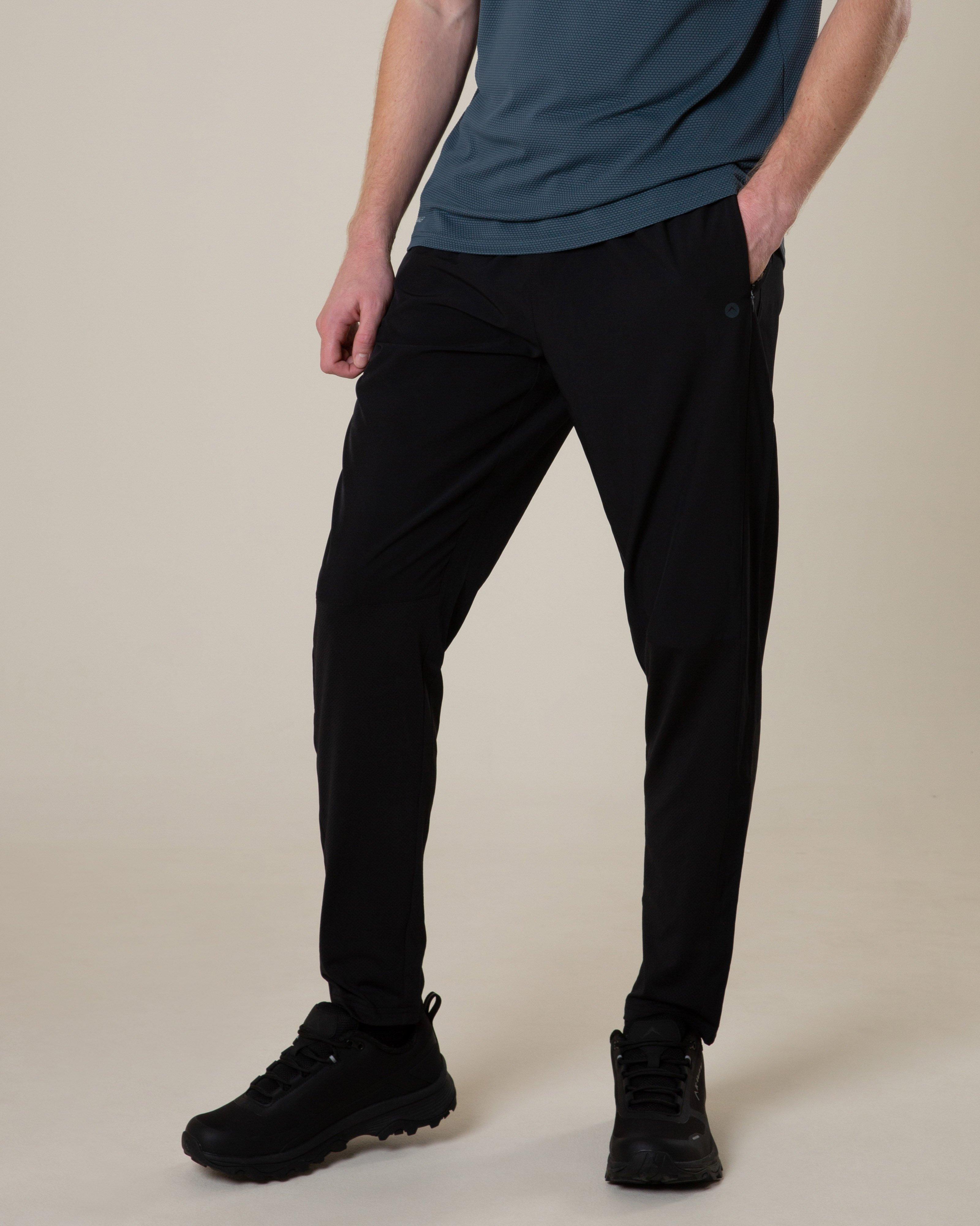 K-Way Men’s Pulse Wind Pants -  Black
