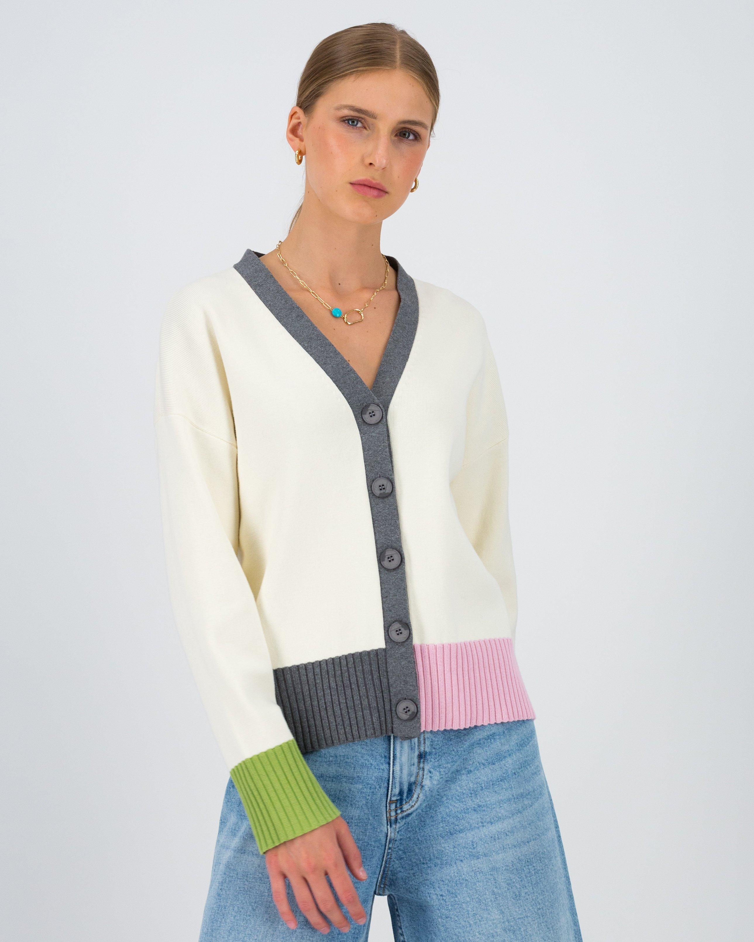 Inaya Colourblocked Cardigan -  Assorted