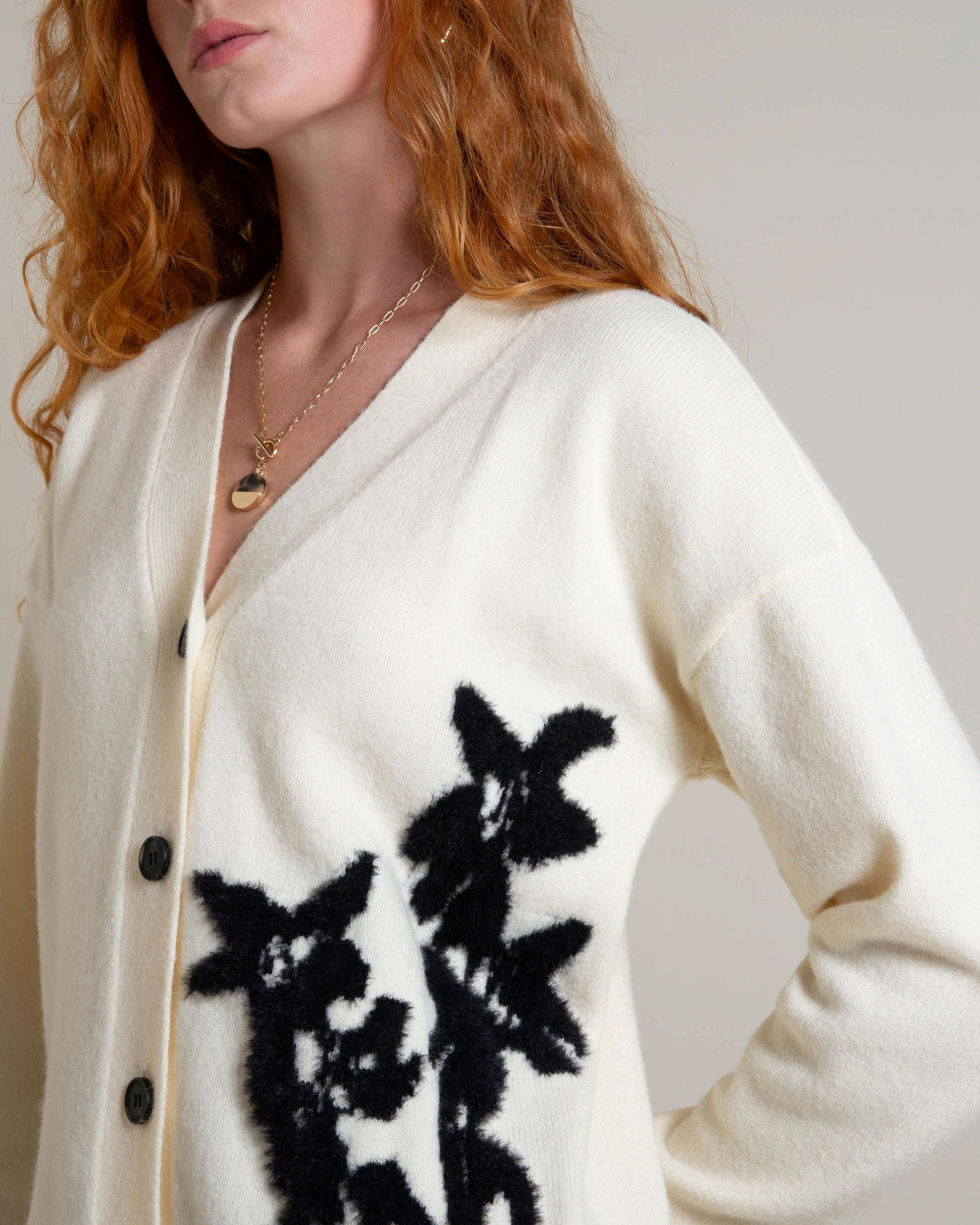 Brielle Cardigan -  Milk