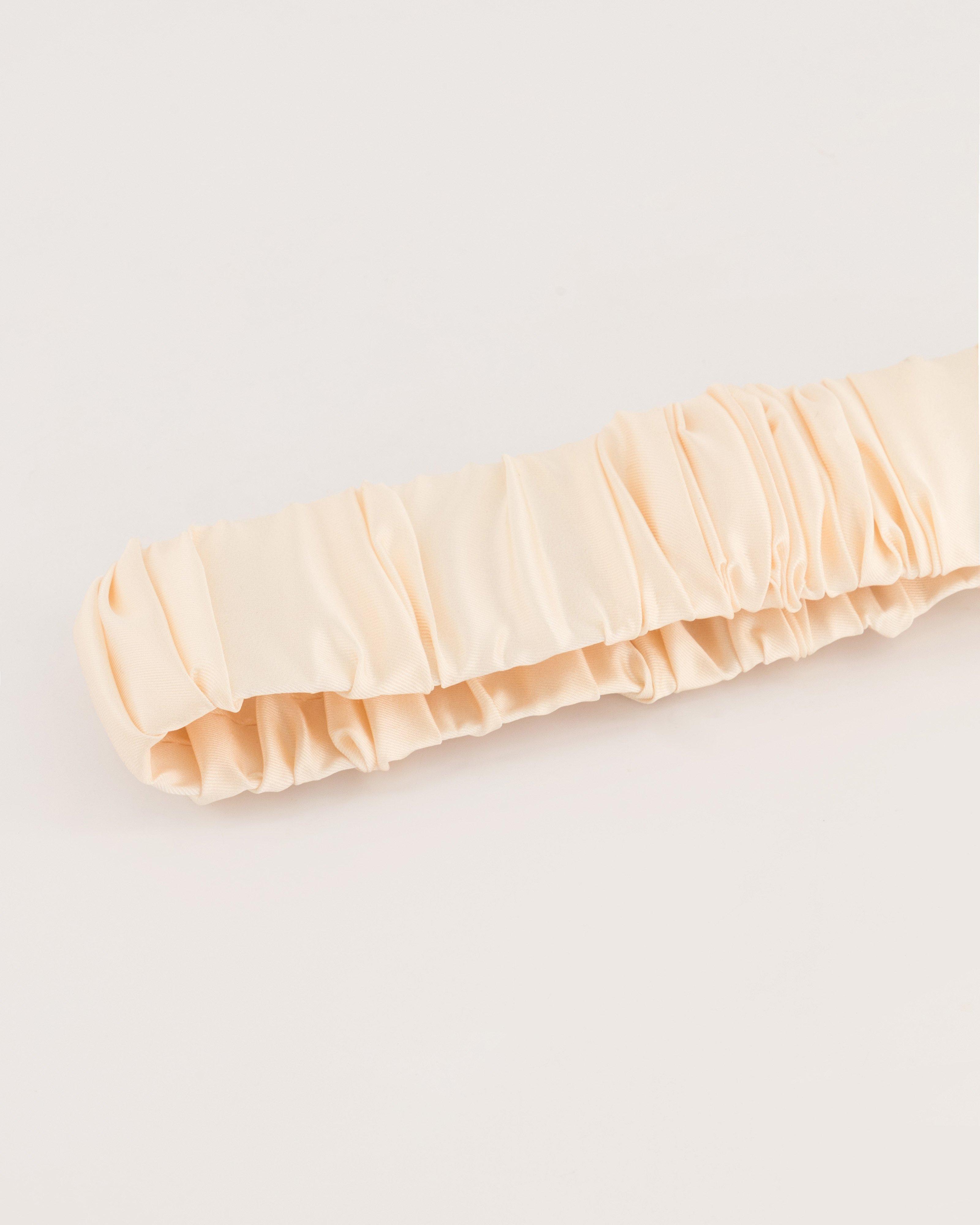 Ruched Headband -  Milk