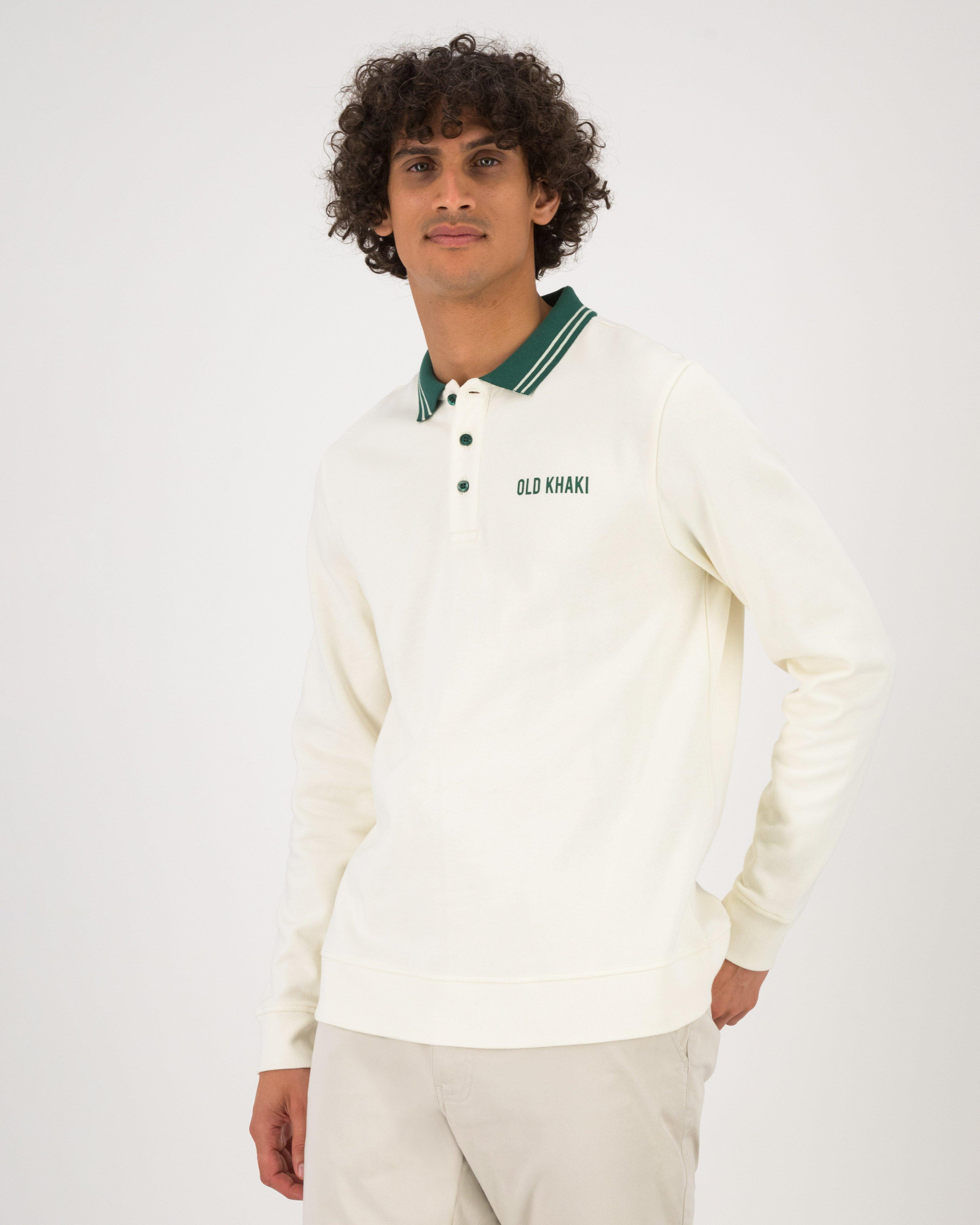 Men's Siya Rugby Sweat  -  Milk