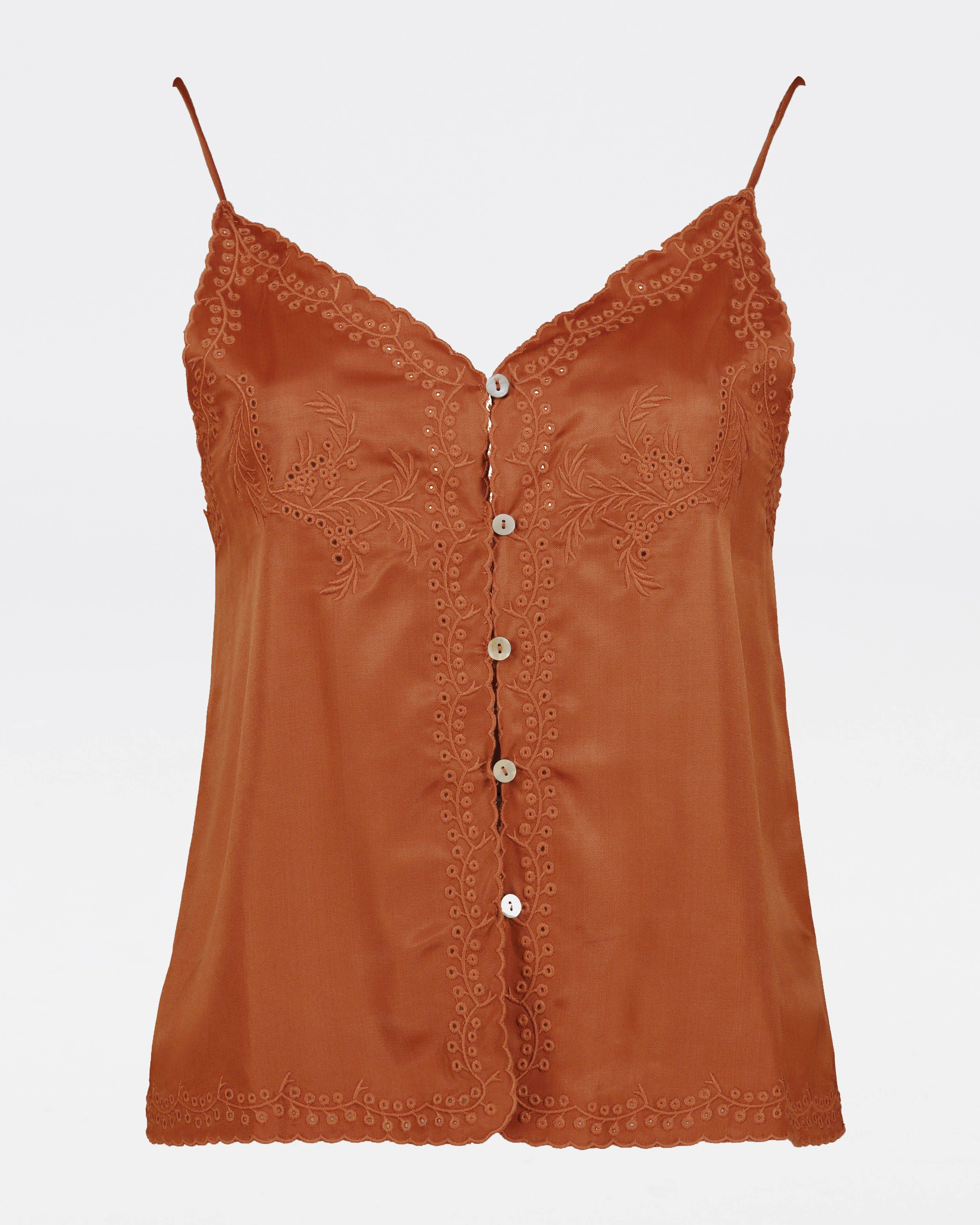 Em Luxe Cami Sleep Set -  Rust
