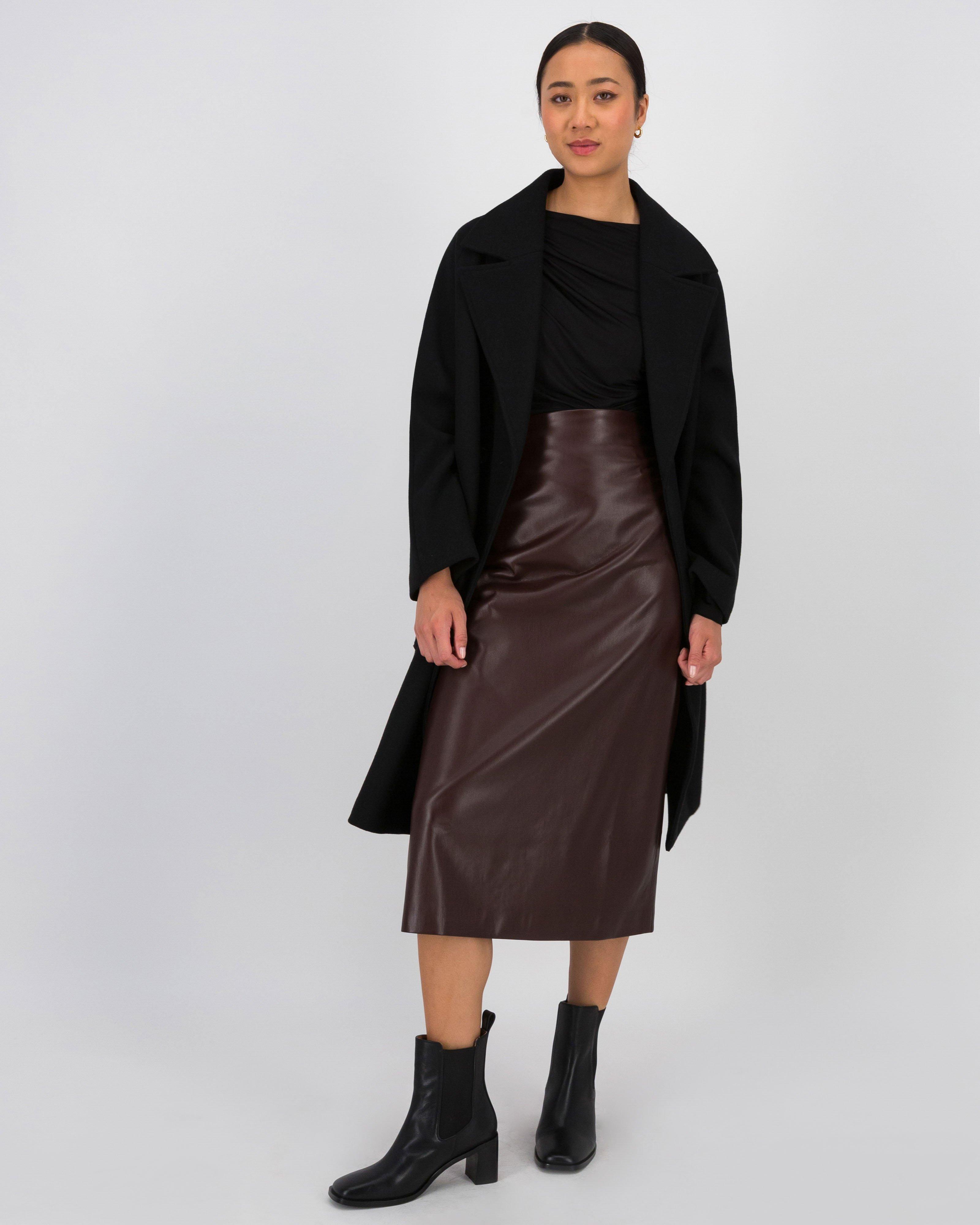 Marlee Cocoon Coat - Poetry Clothing Store