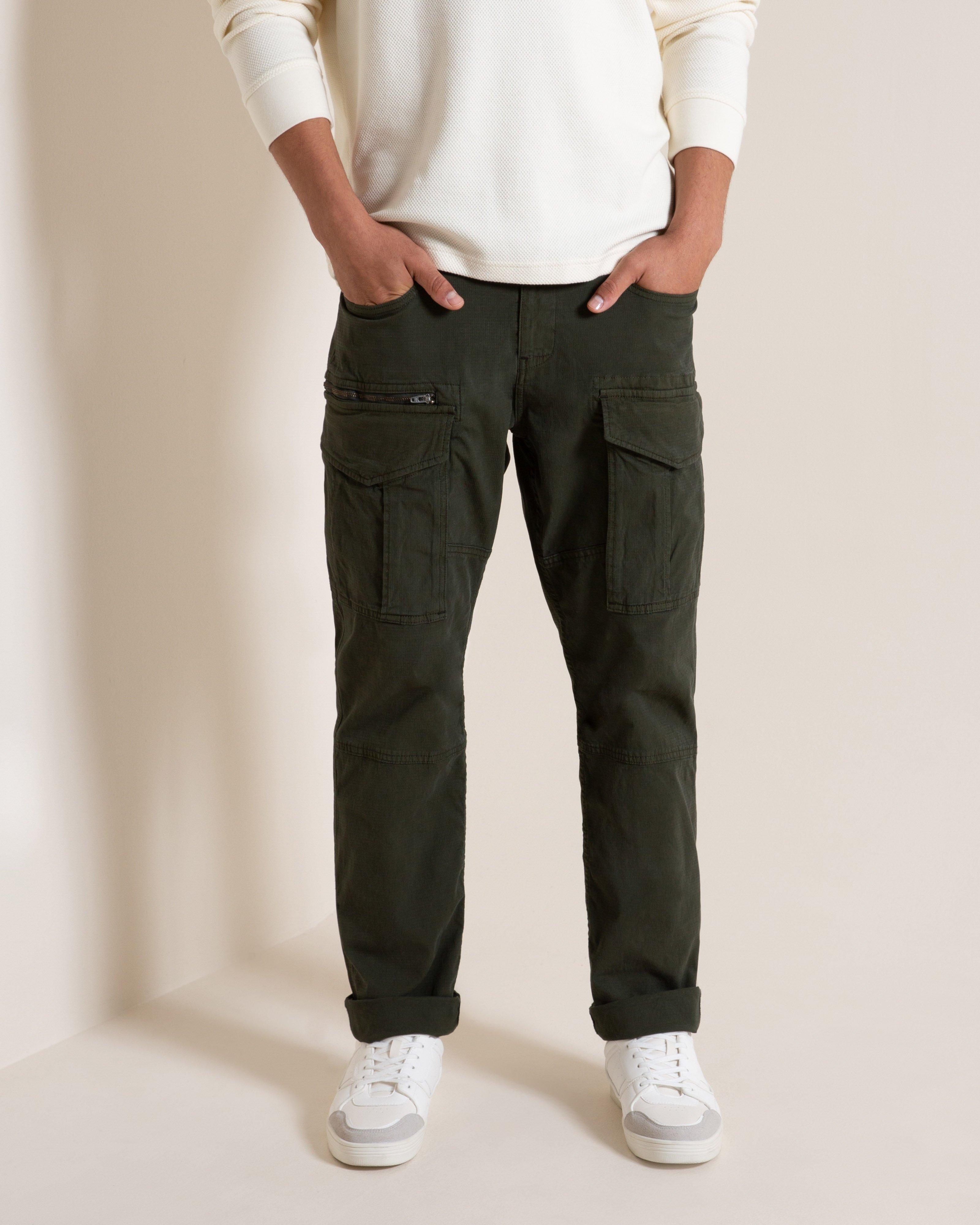 Men's Terrance Utility Pants -  Dark Green