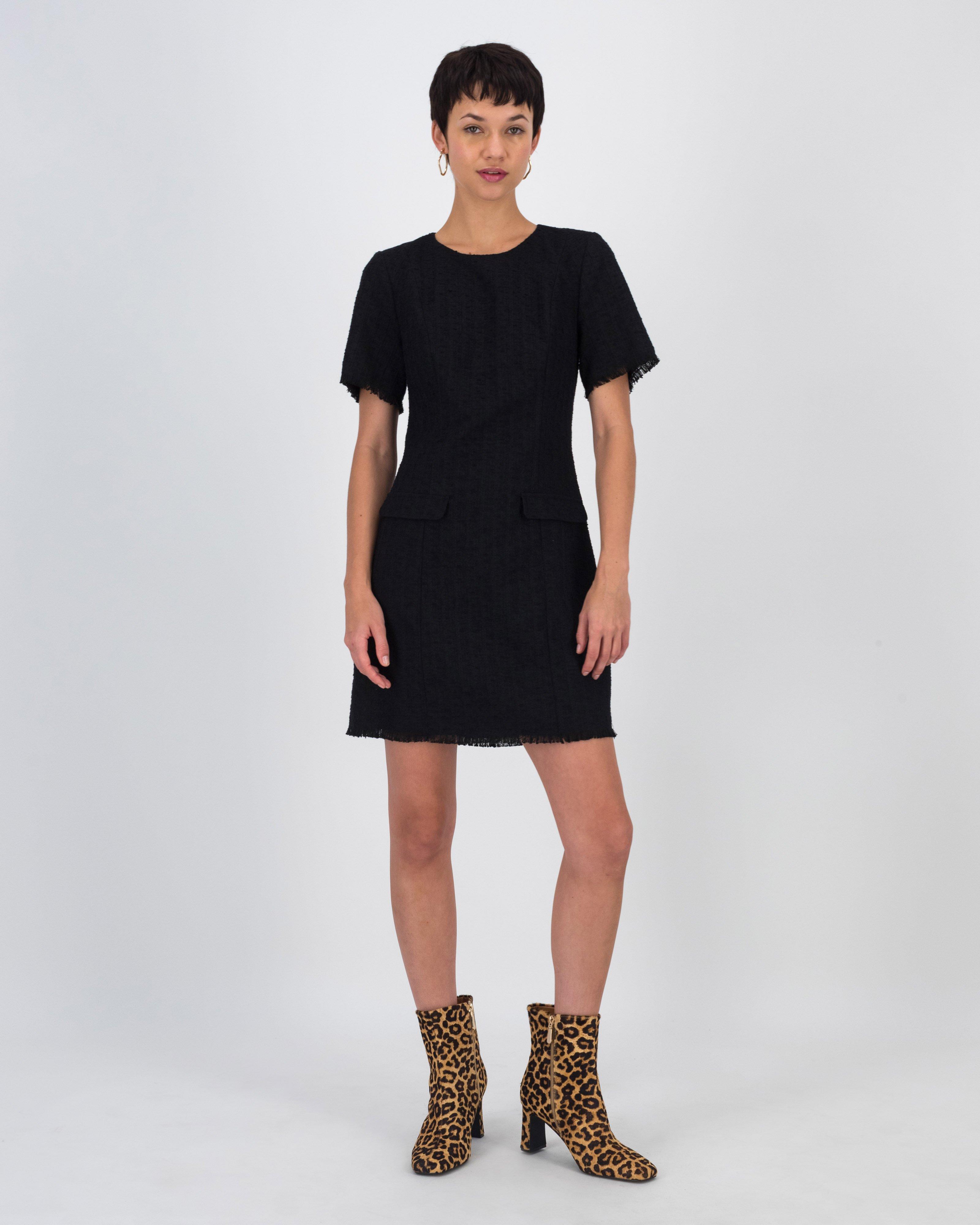Elissa Short Tweed Dress - Poetry Clothing Store