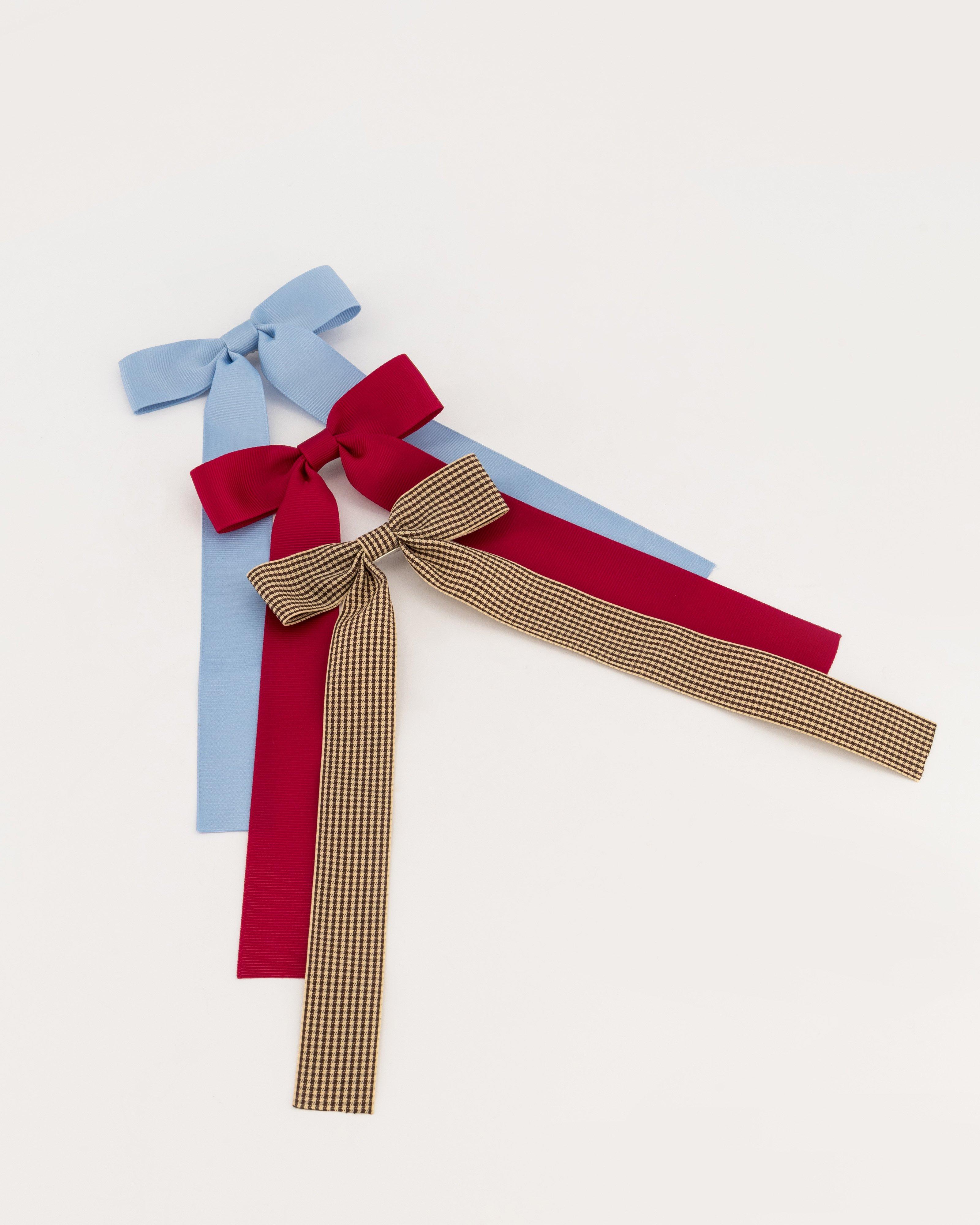 Women's Ribbon Hair Clips -  Assorted