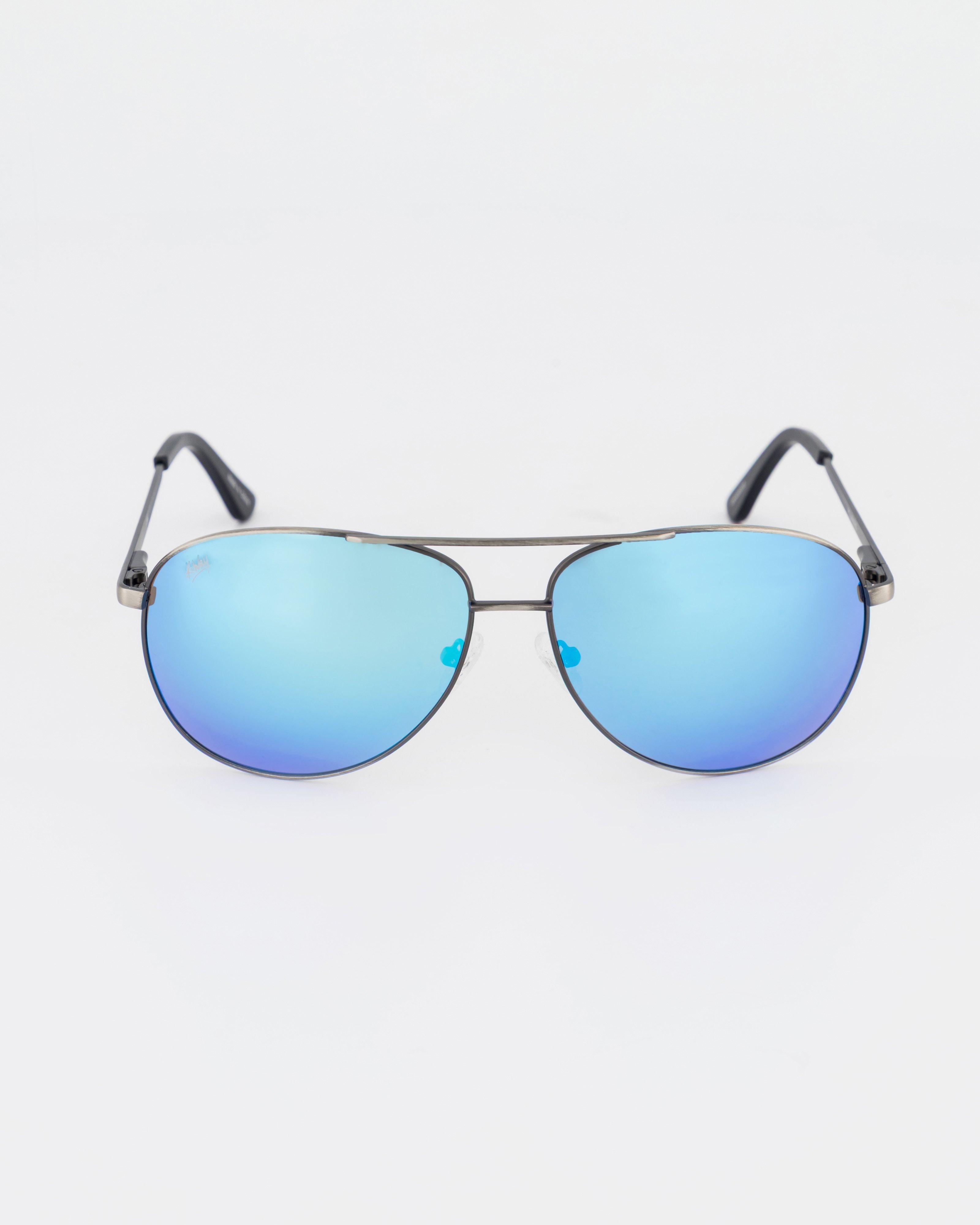 K-Way Theodore Classic Aviator Safari Sunglasses -  Blue