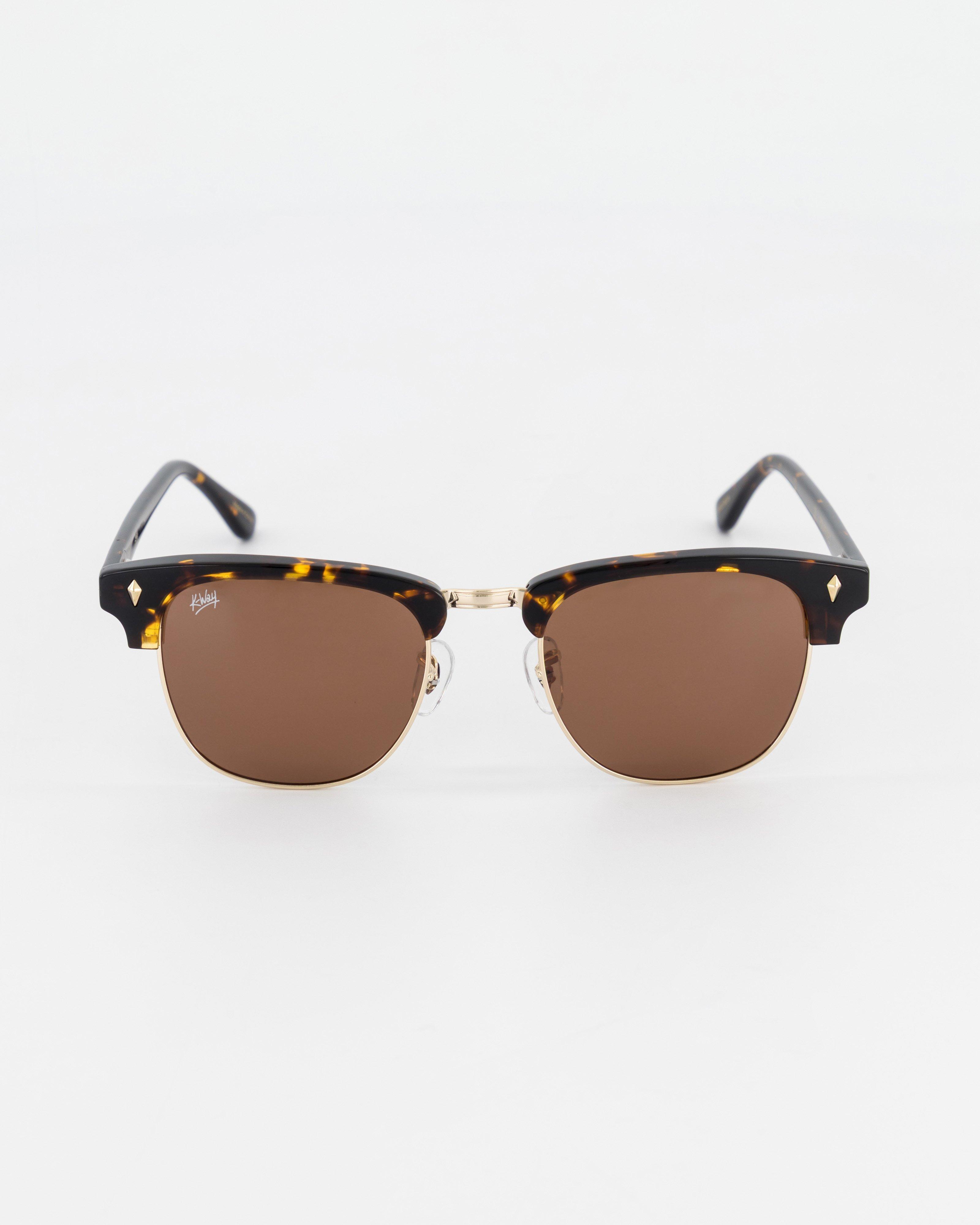 K-Way Chauncy Clubmaster Safari Sunglasses -  Brown