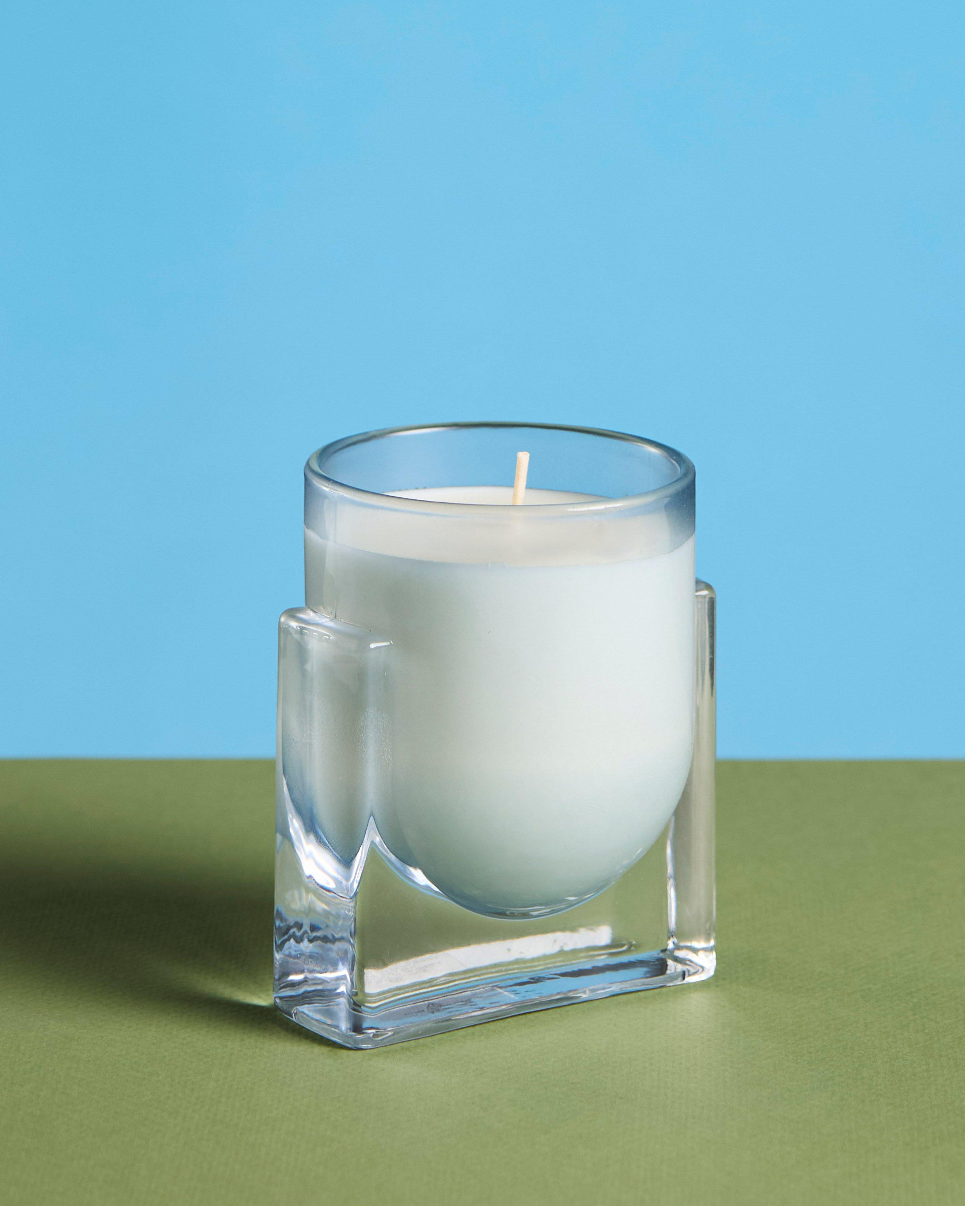 Glass Candle Votive -  Blue