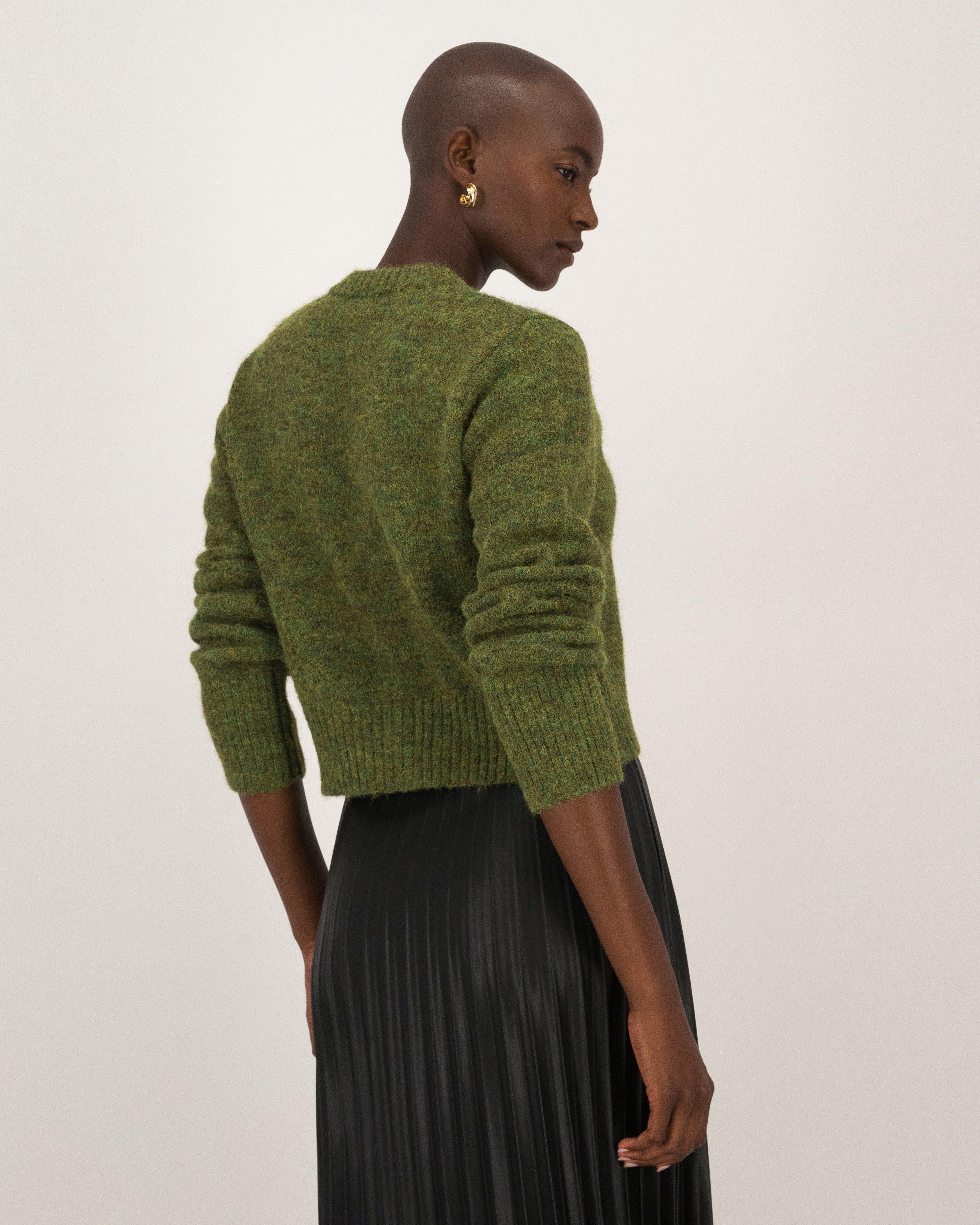 Erynn Button Through Cardigan -  Green