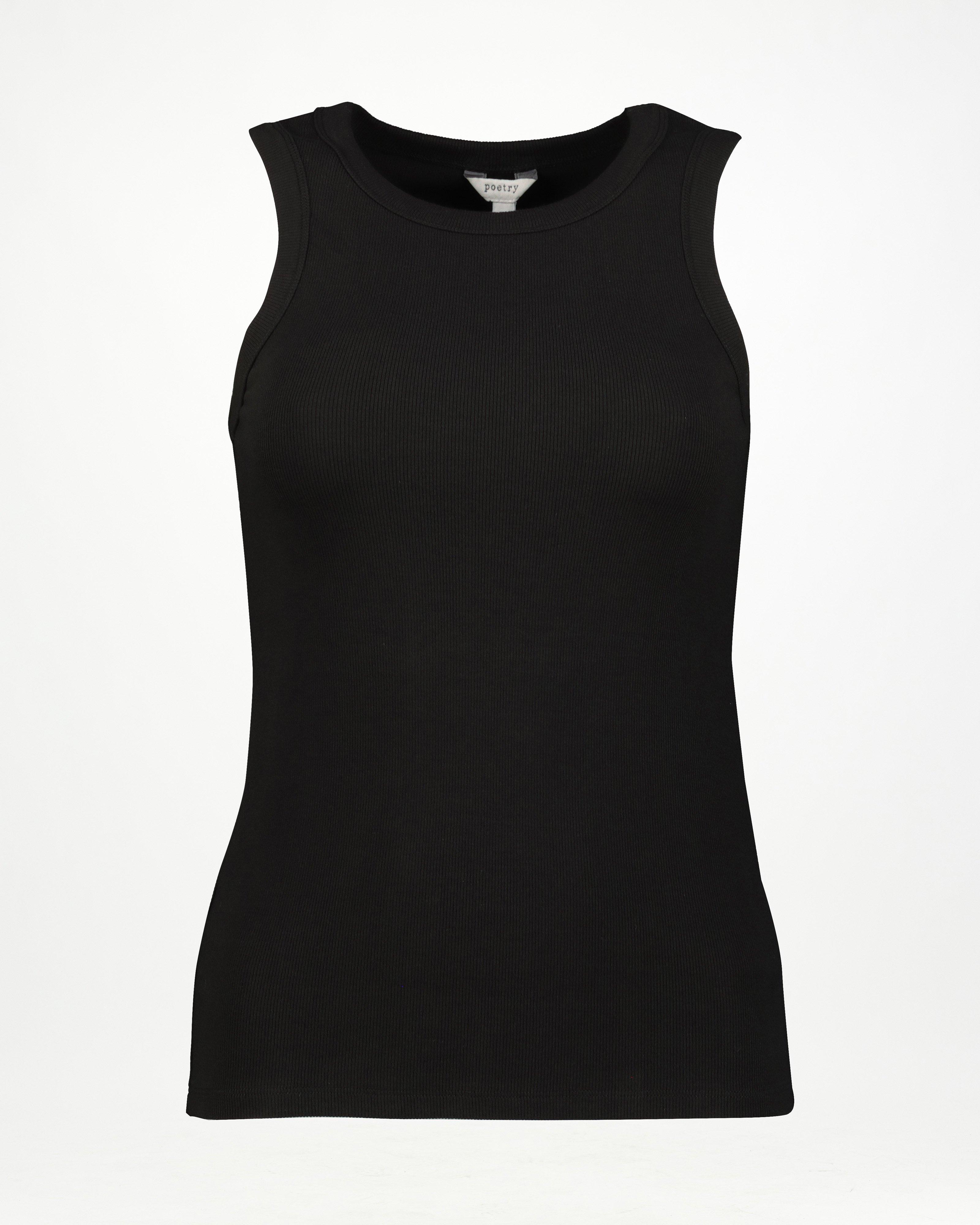 Ariella Tank Top -  Black