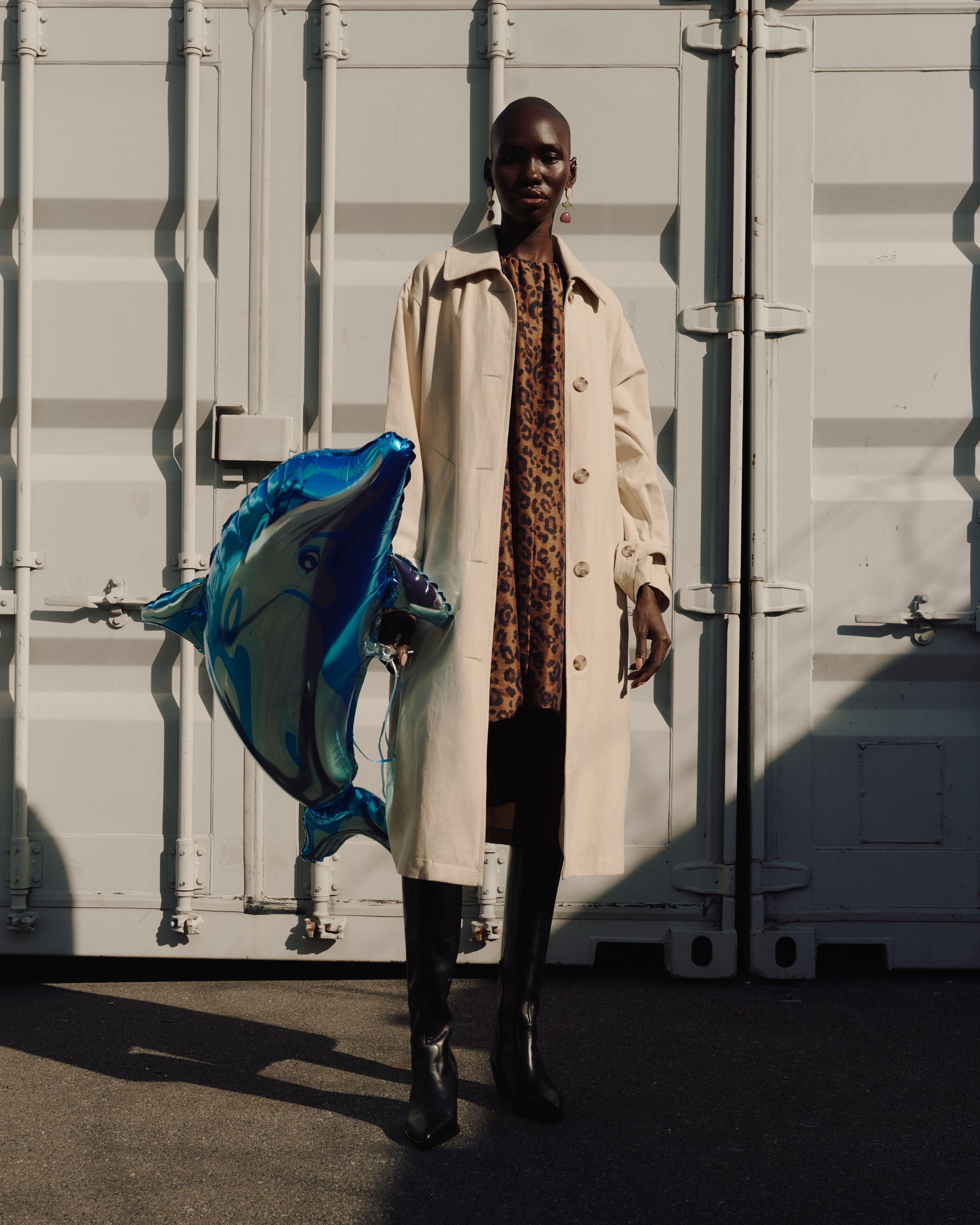 Mea Trench Coat -  Brown