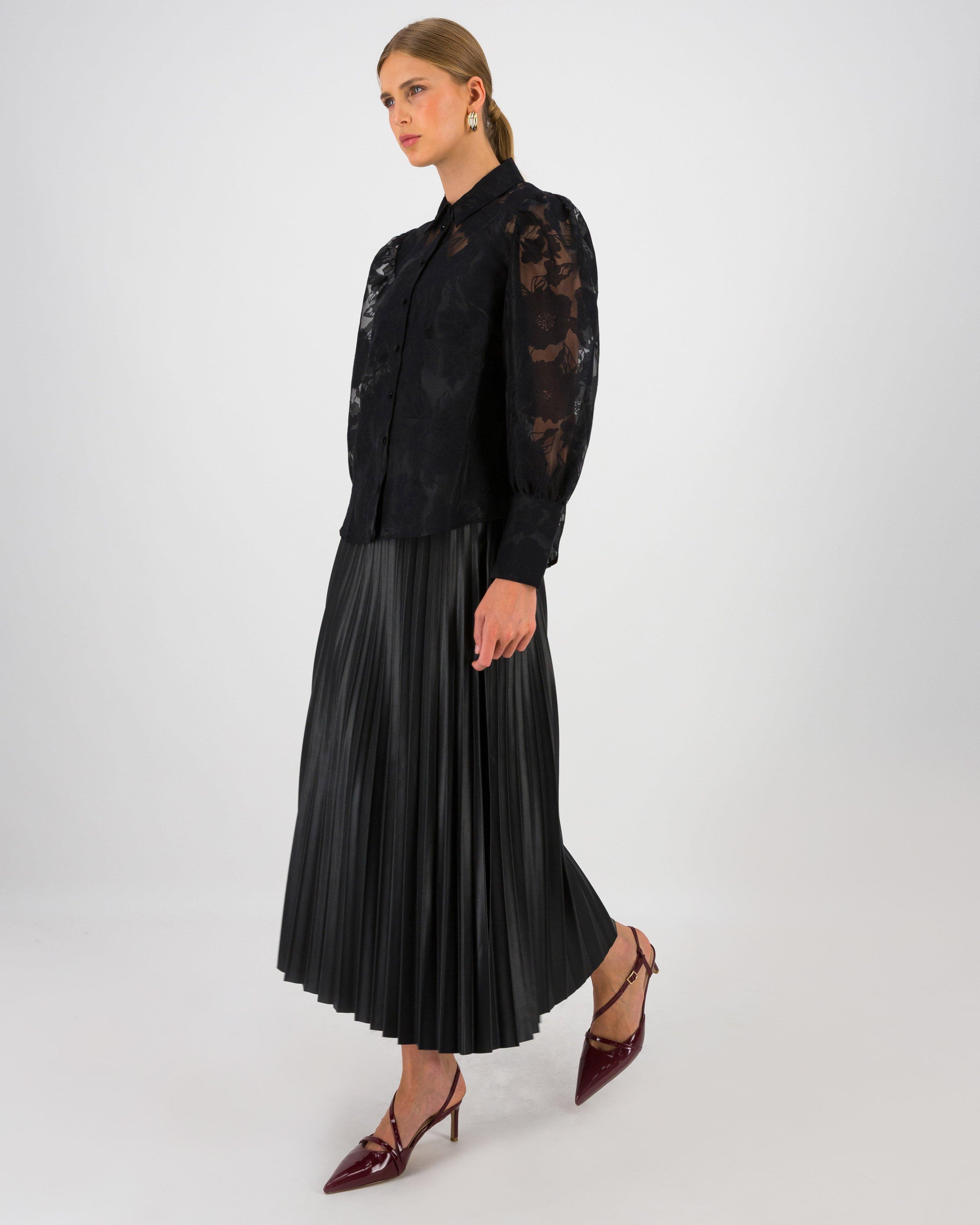 Wyatt Blouse -  Black