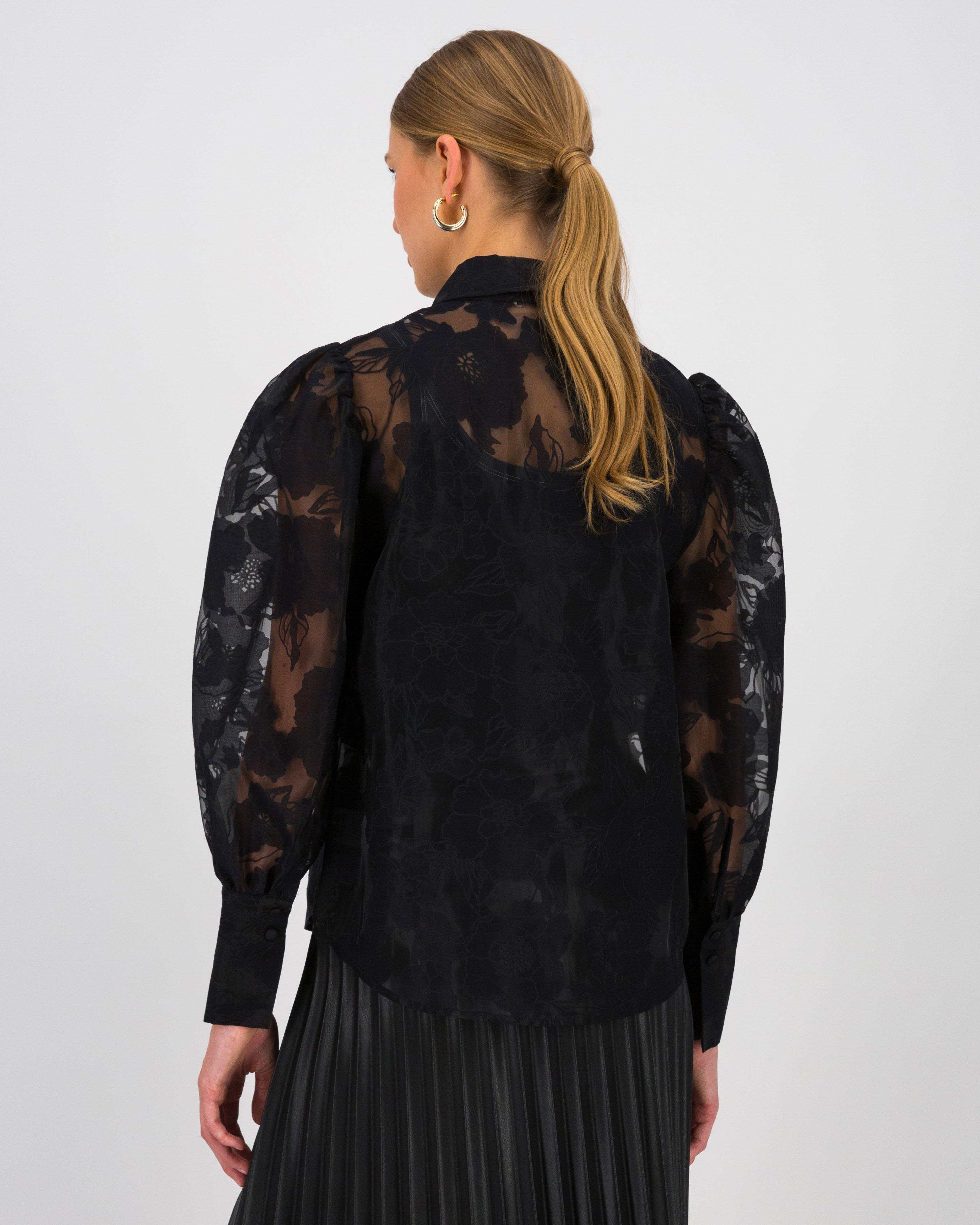 Wyatt Blouse -  Black