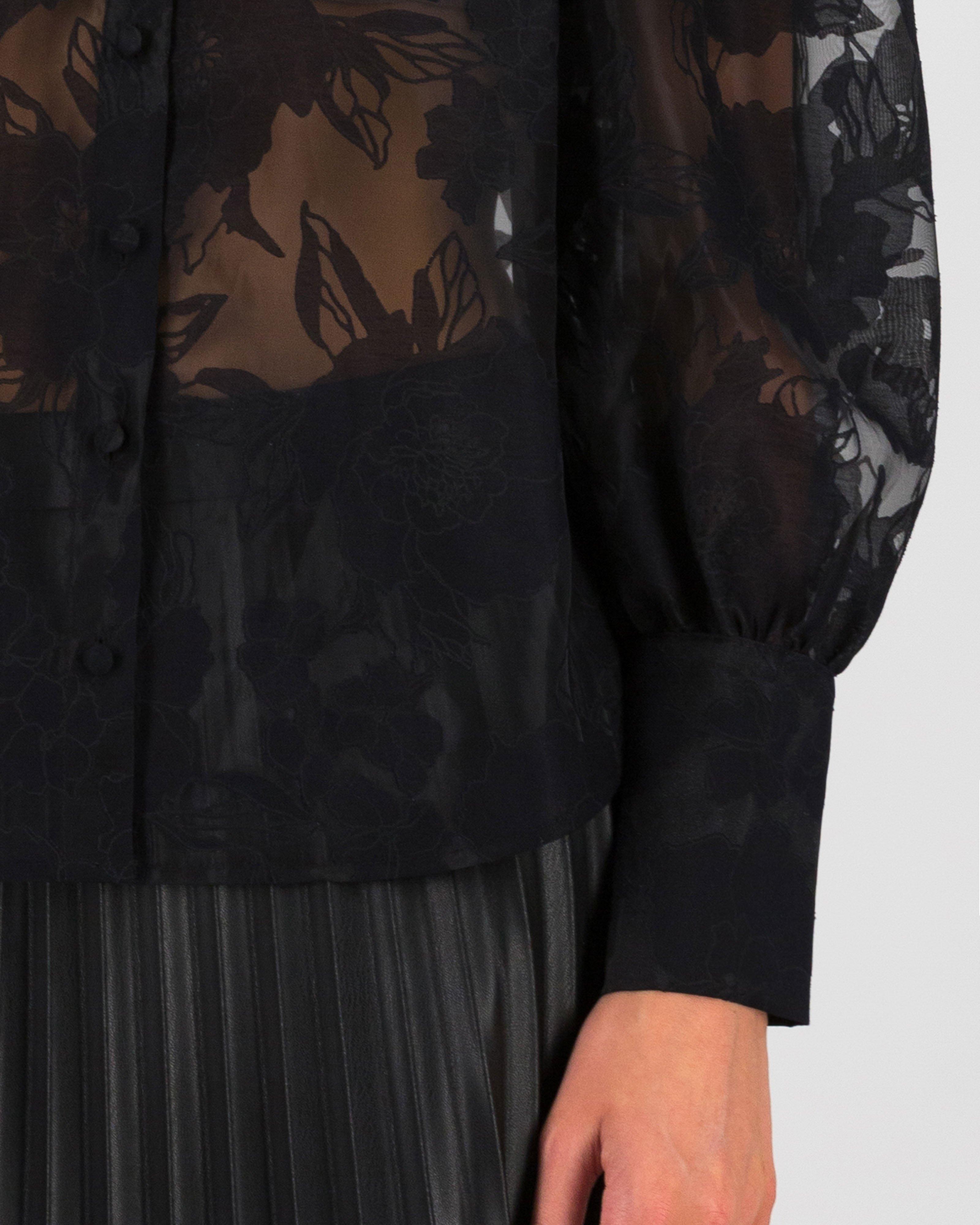 Wyatt Blouse -  Black