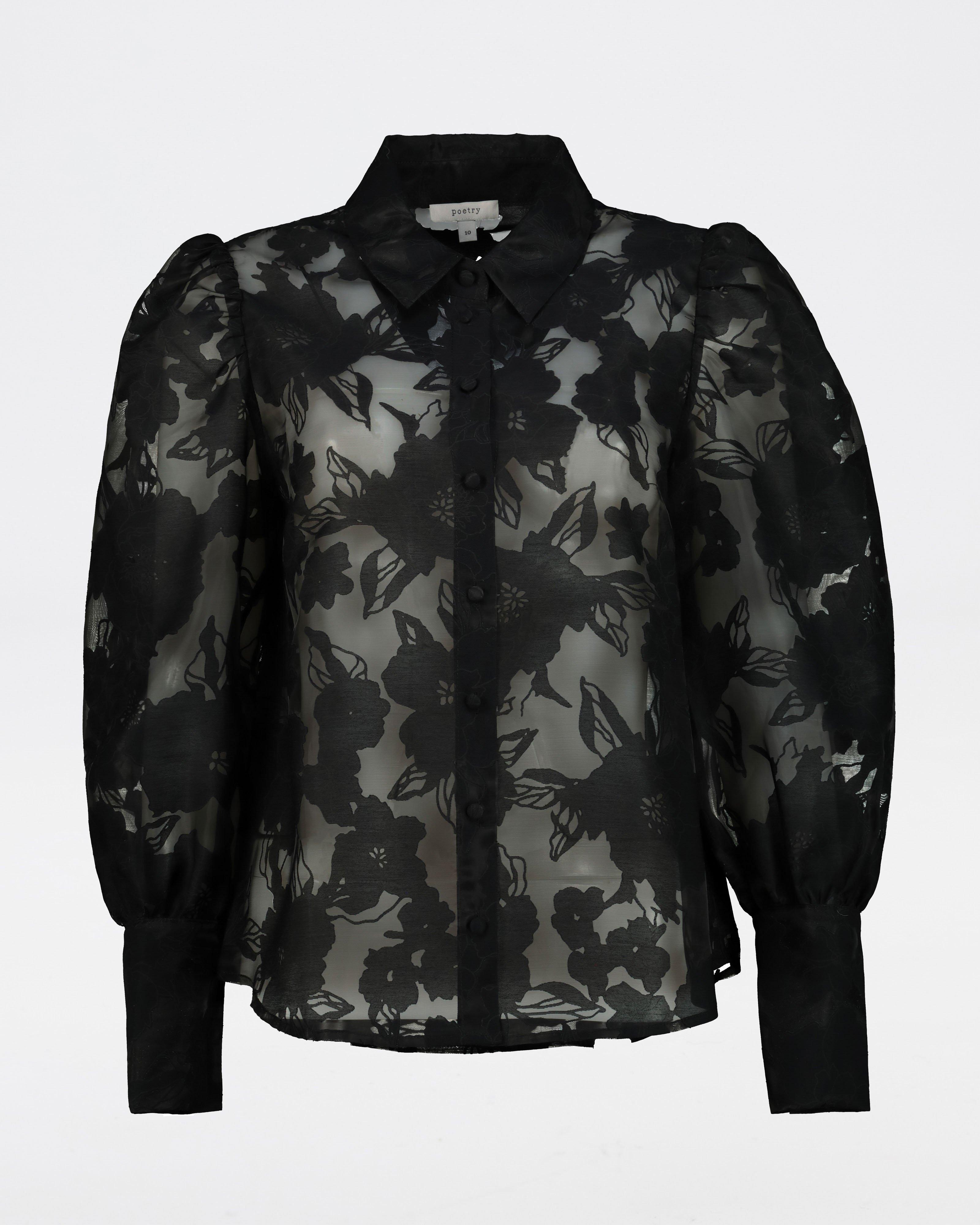 Wyatt Blouse -  Black