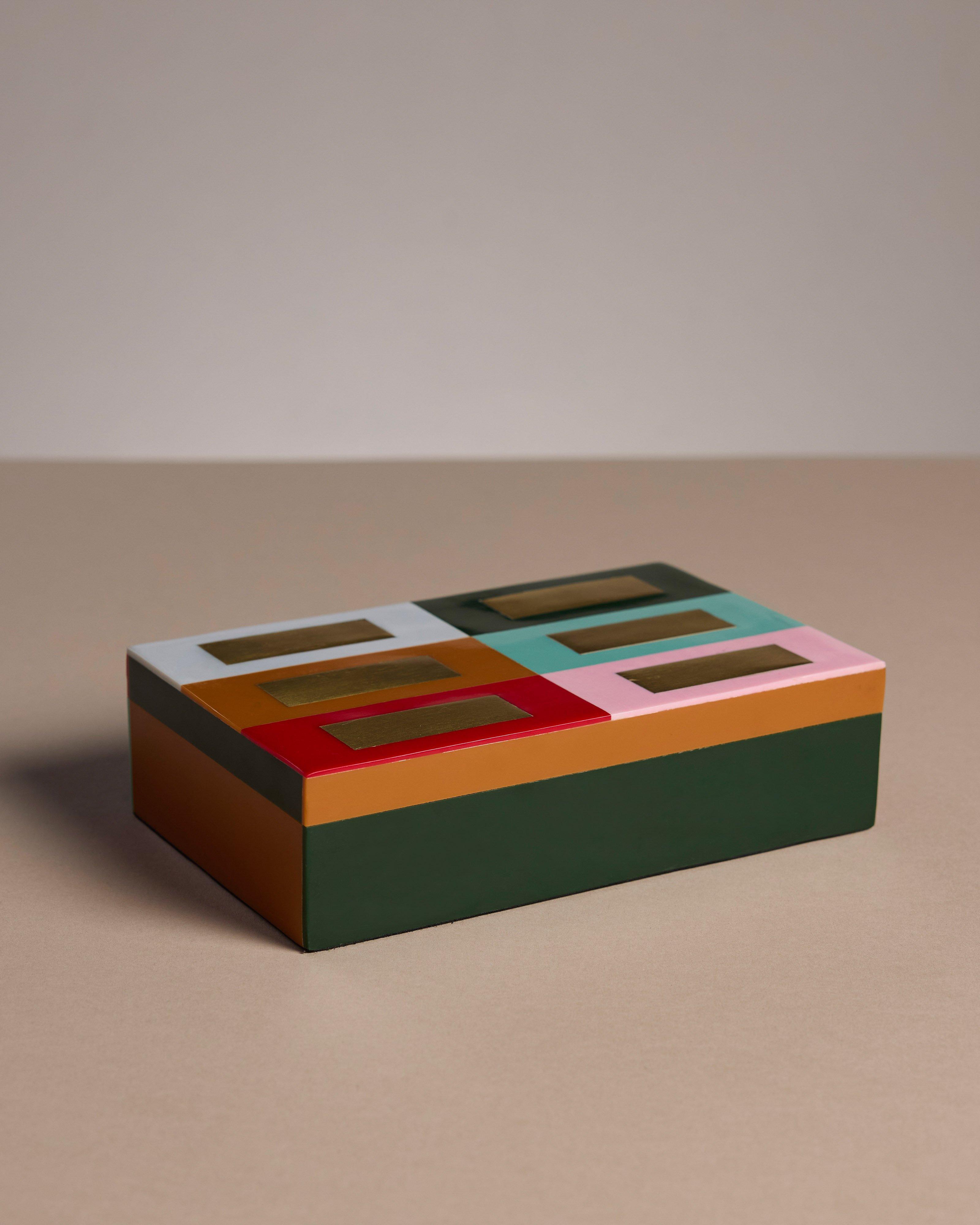 Clubhouse Brass Accent Box -  Assorted