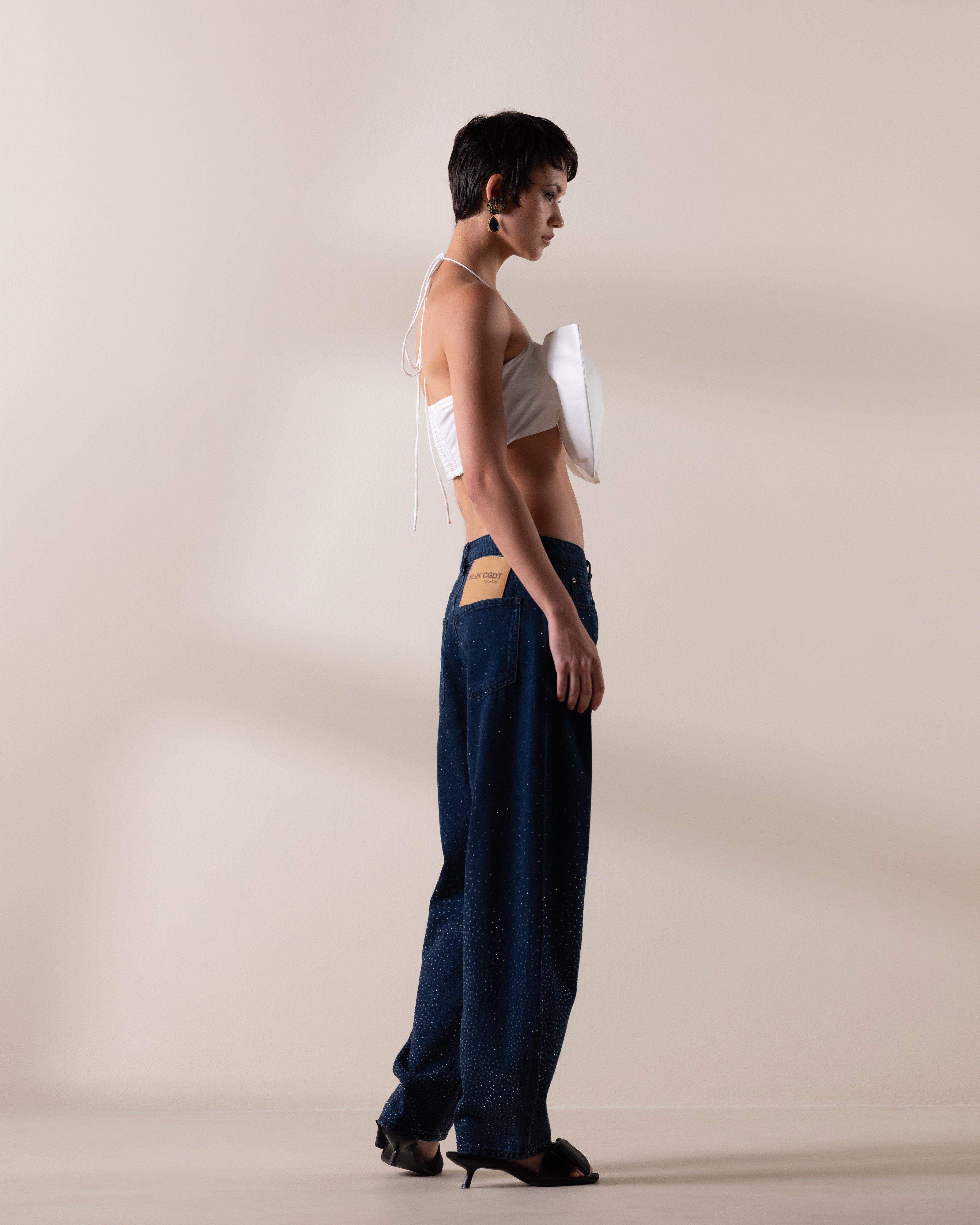KLûK CGDT x Poetry Bow Top -  Milk