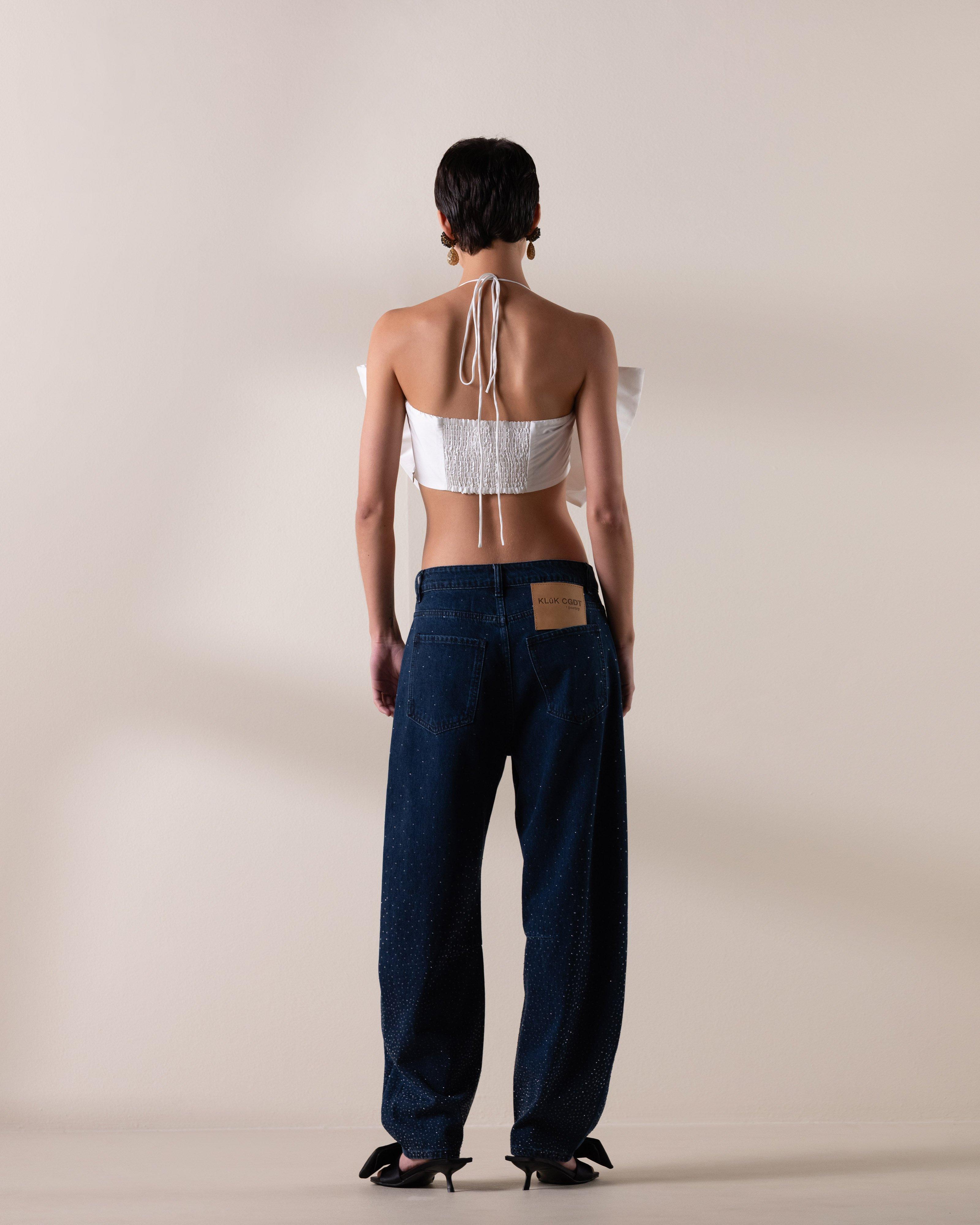 KLûK CGDT x Poetry Bow Top -  Milk