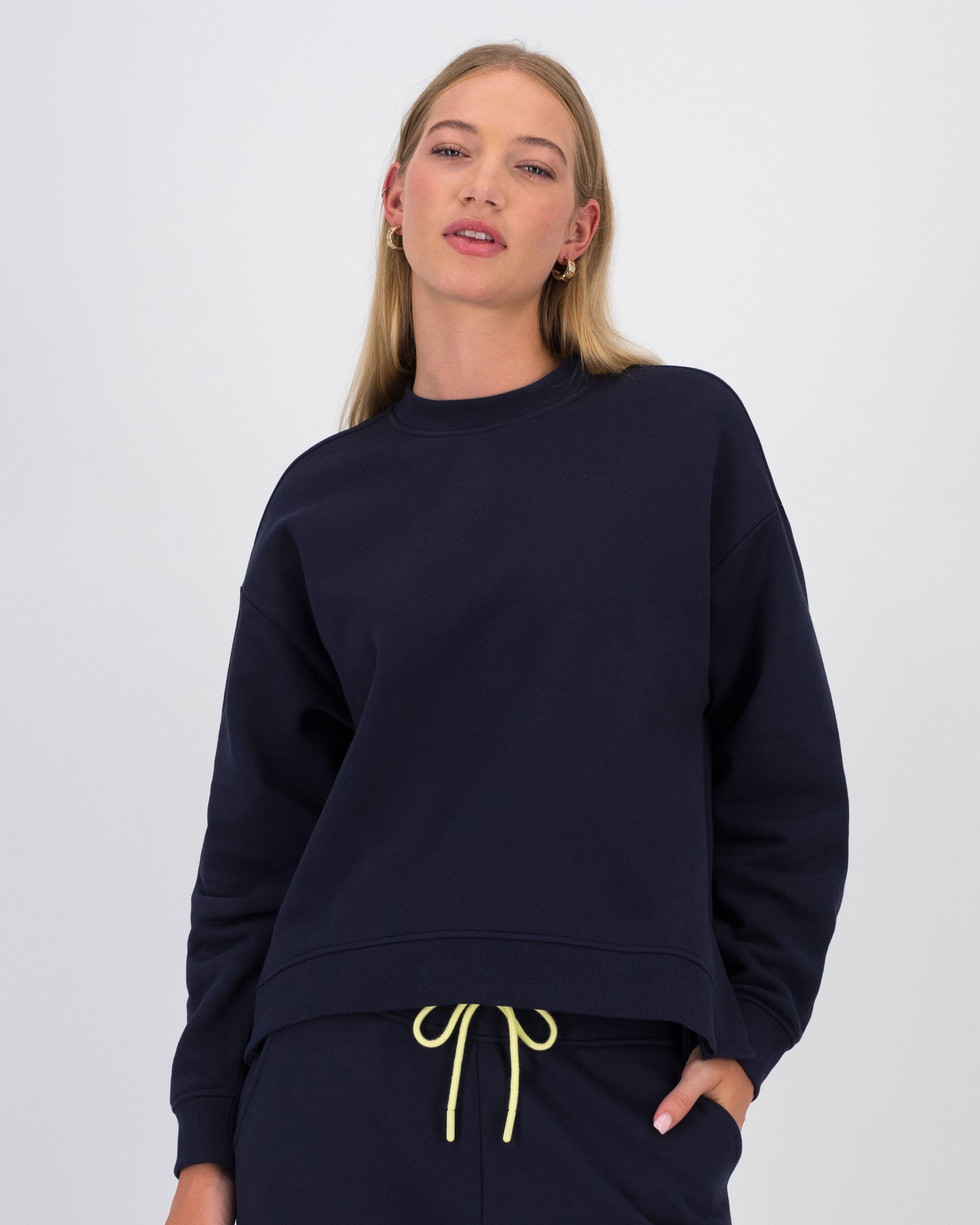 Krissy Sweat Top -  Navy