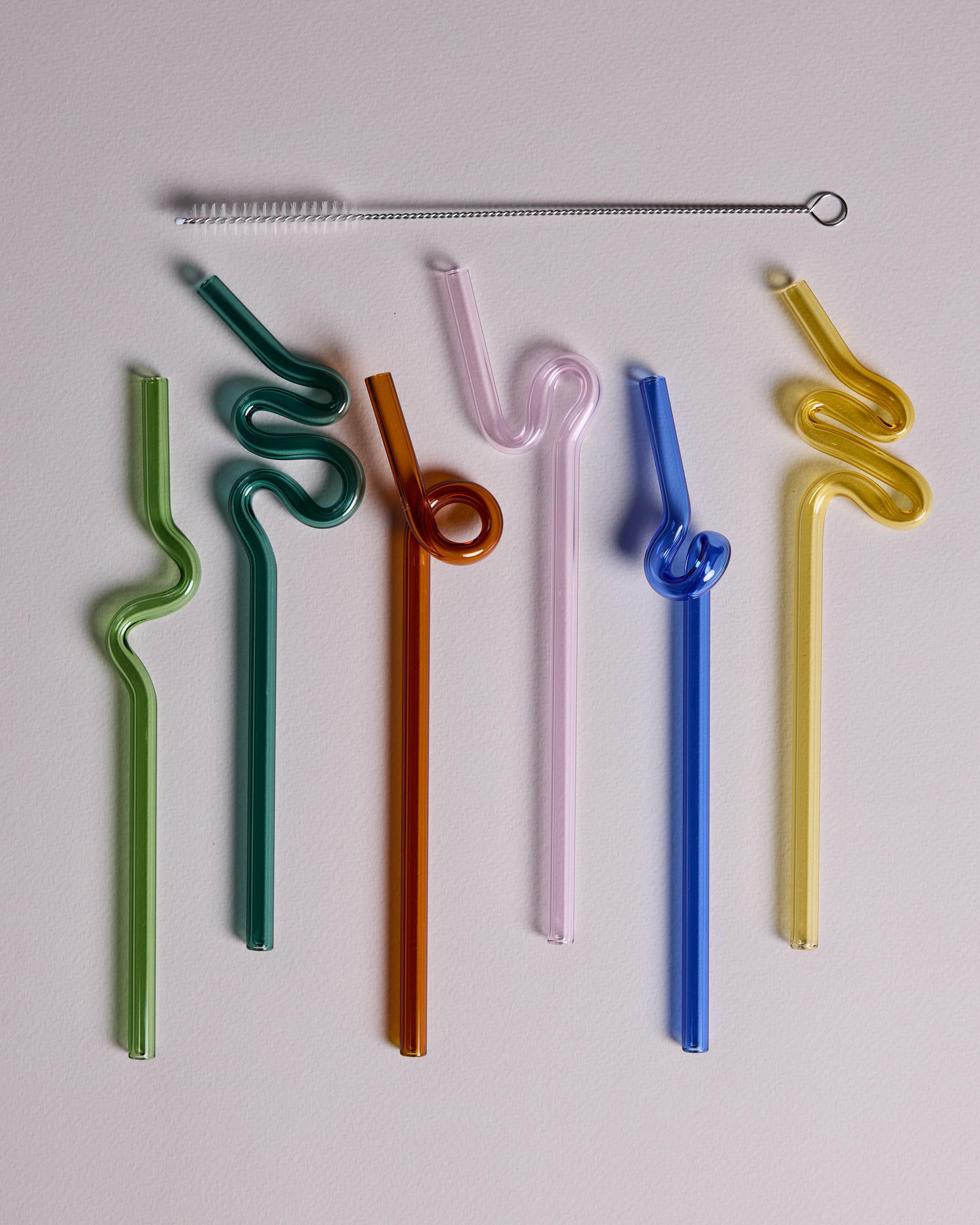 Clubhouse Glass Straw Pack -  Assorted