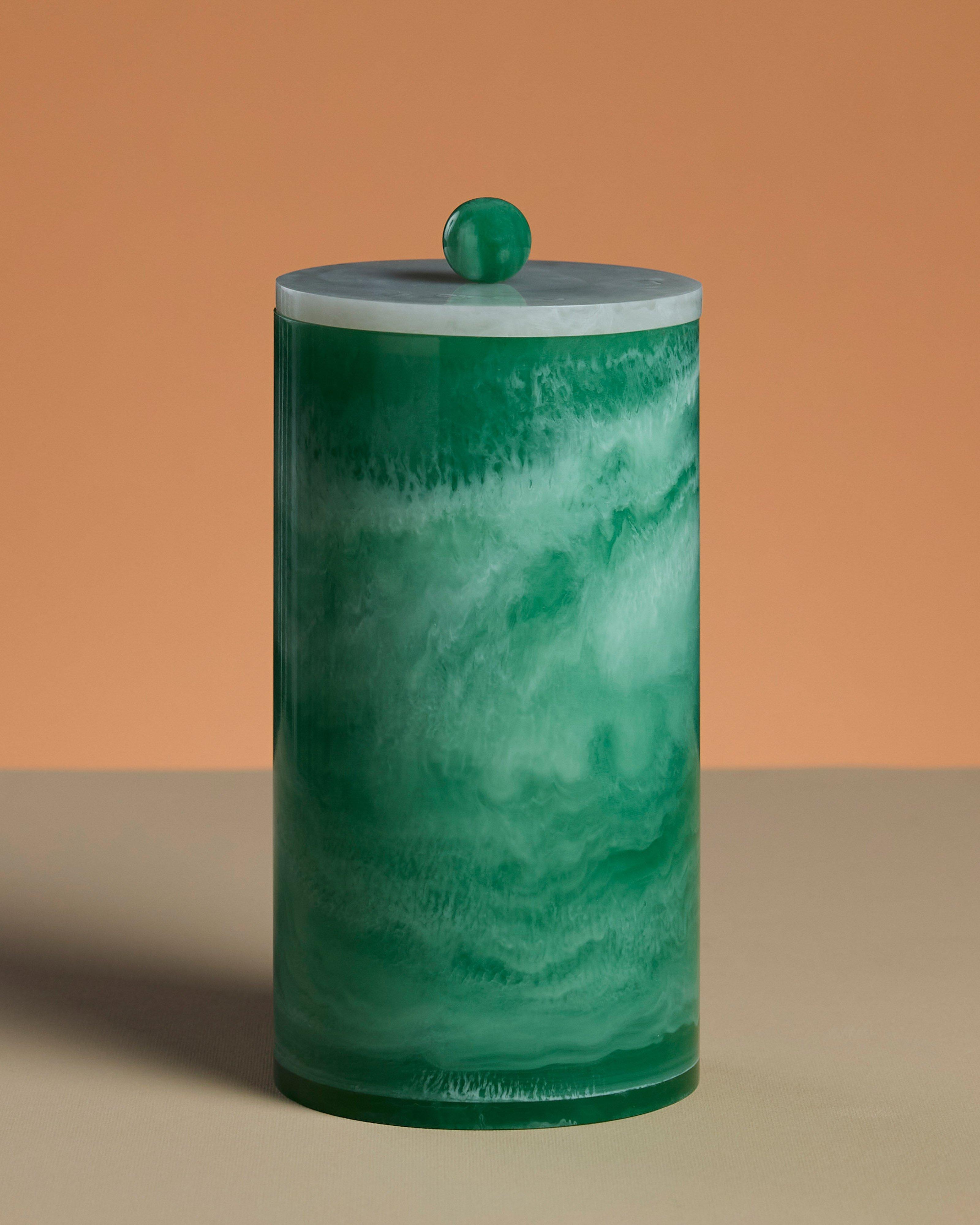 Clubhouse Resin Pasta Jar -  Green