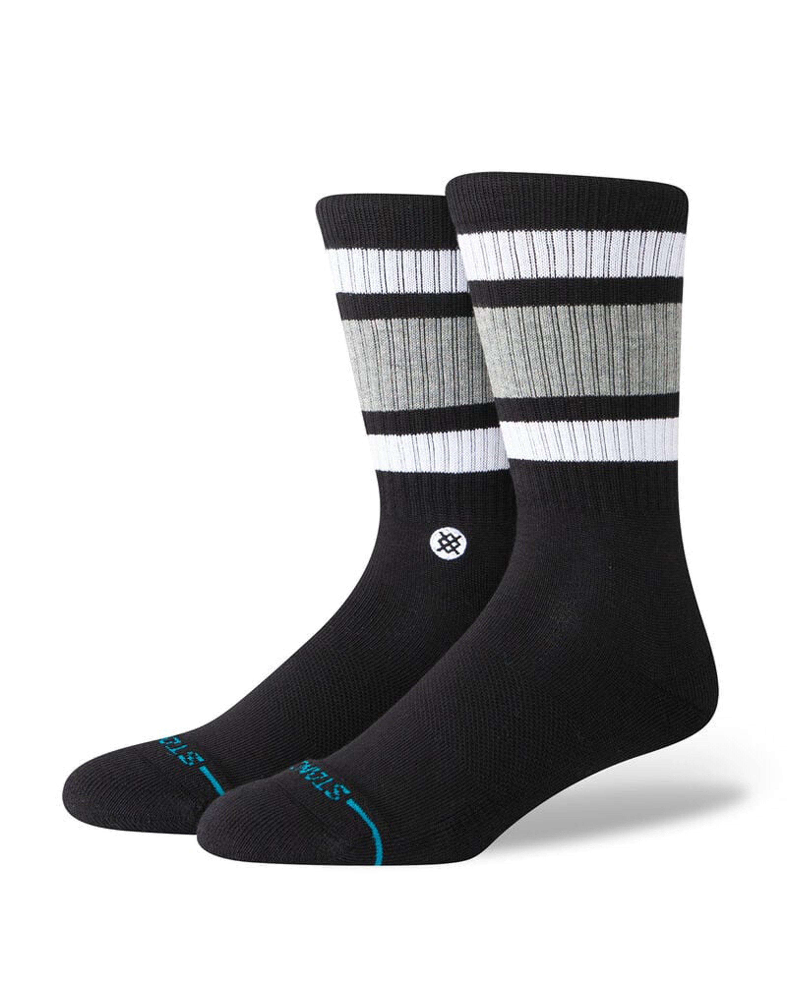 Stance Boyd Stripe Infiknit™ Mid Cushion Socks -  Black