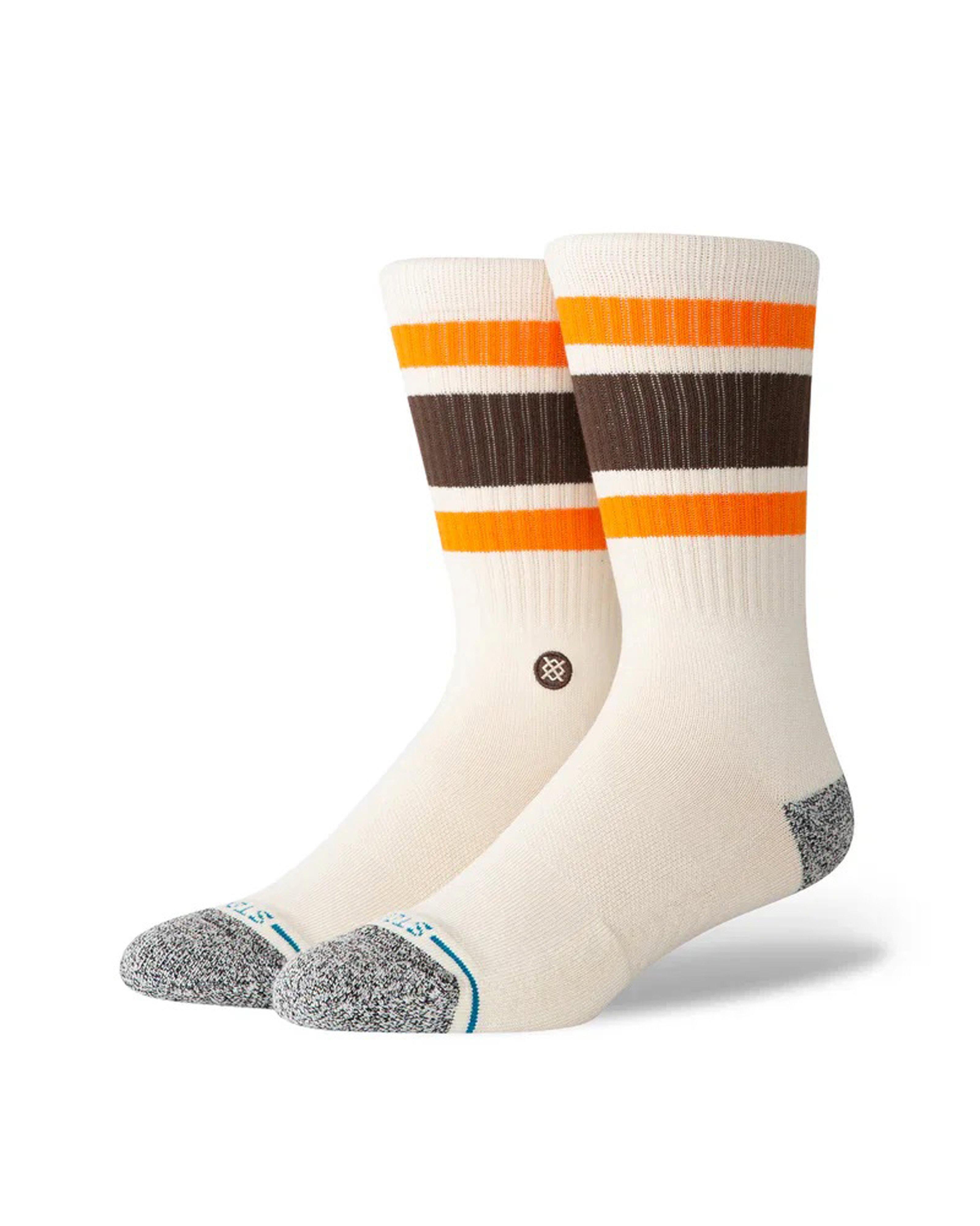 Stance Boyd Stripe Infiknit™ Mid Cushion Socks -  Cream