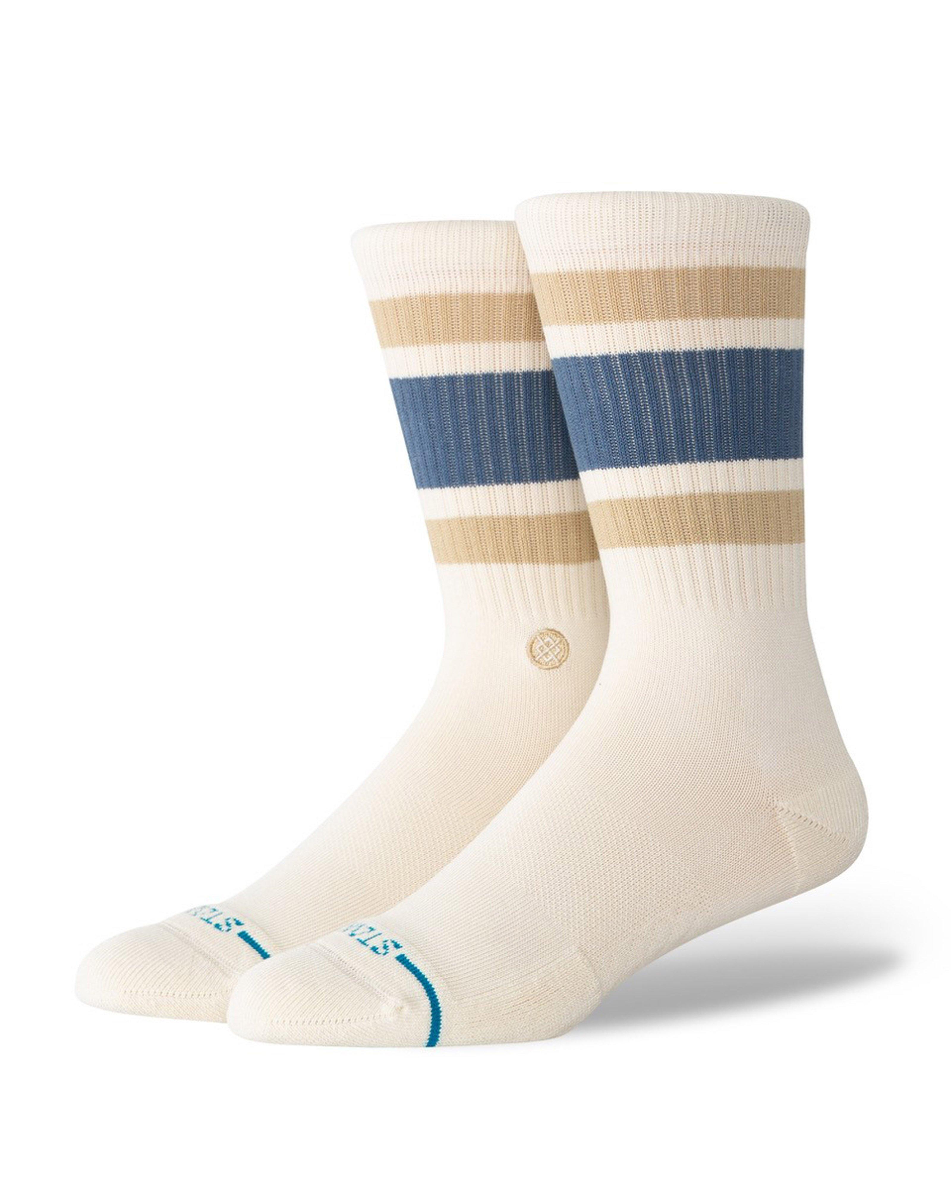 Stance Boyd Stripe Infiknit™ Mid Cushion Socks -  Bone