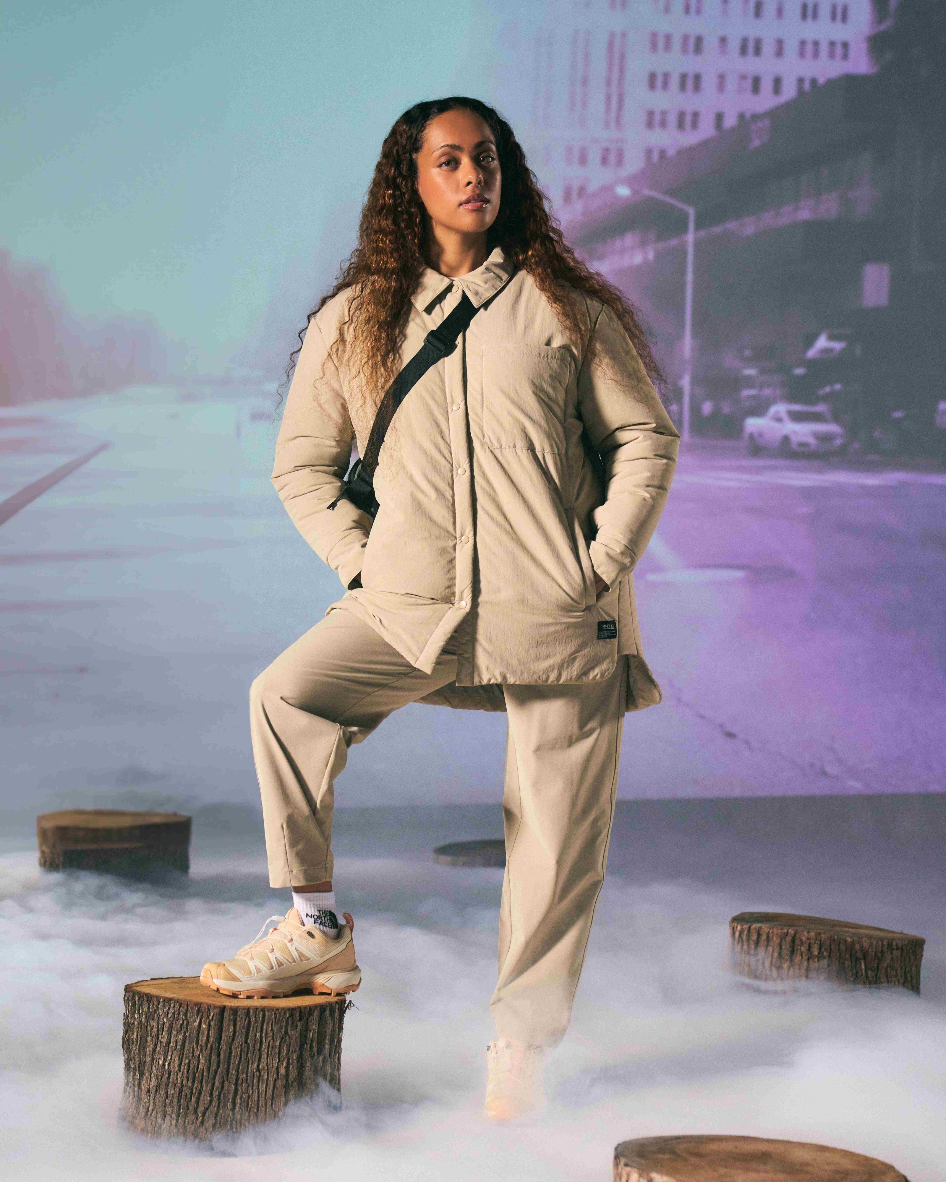 MMXXI Women's Aspen Insulated Shacket -  Stone