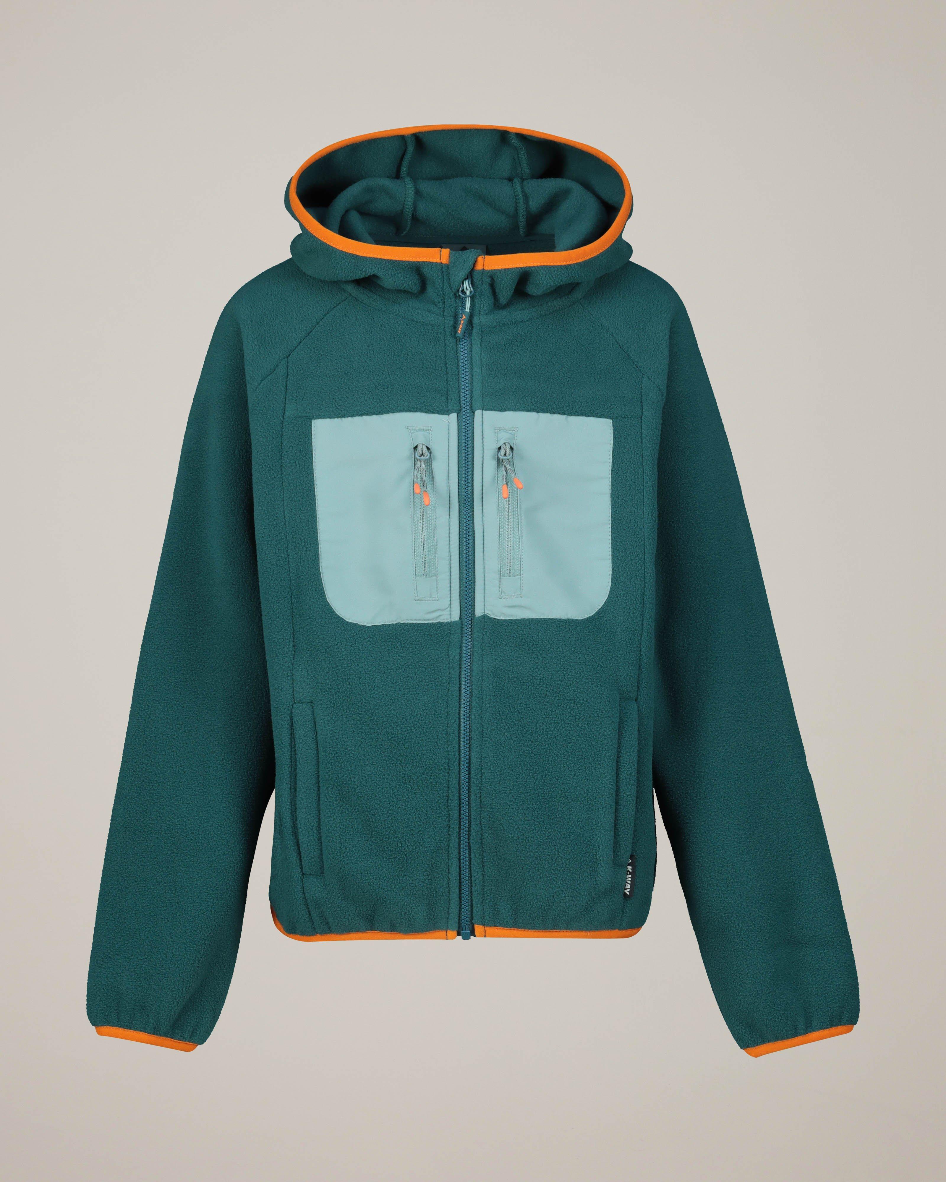 K-Way Youth Elio Polar Fleece Top -  Teal