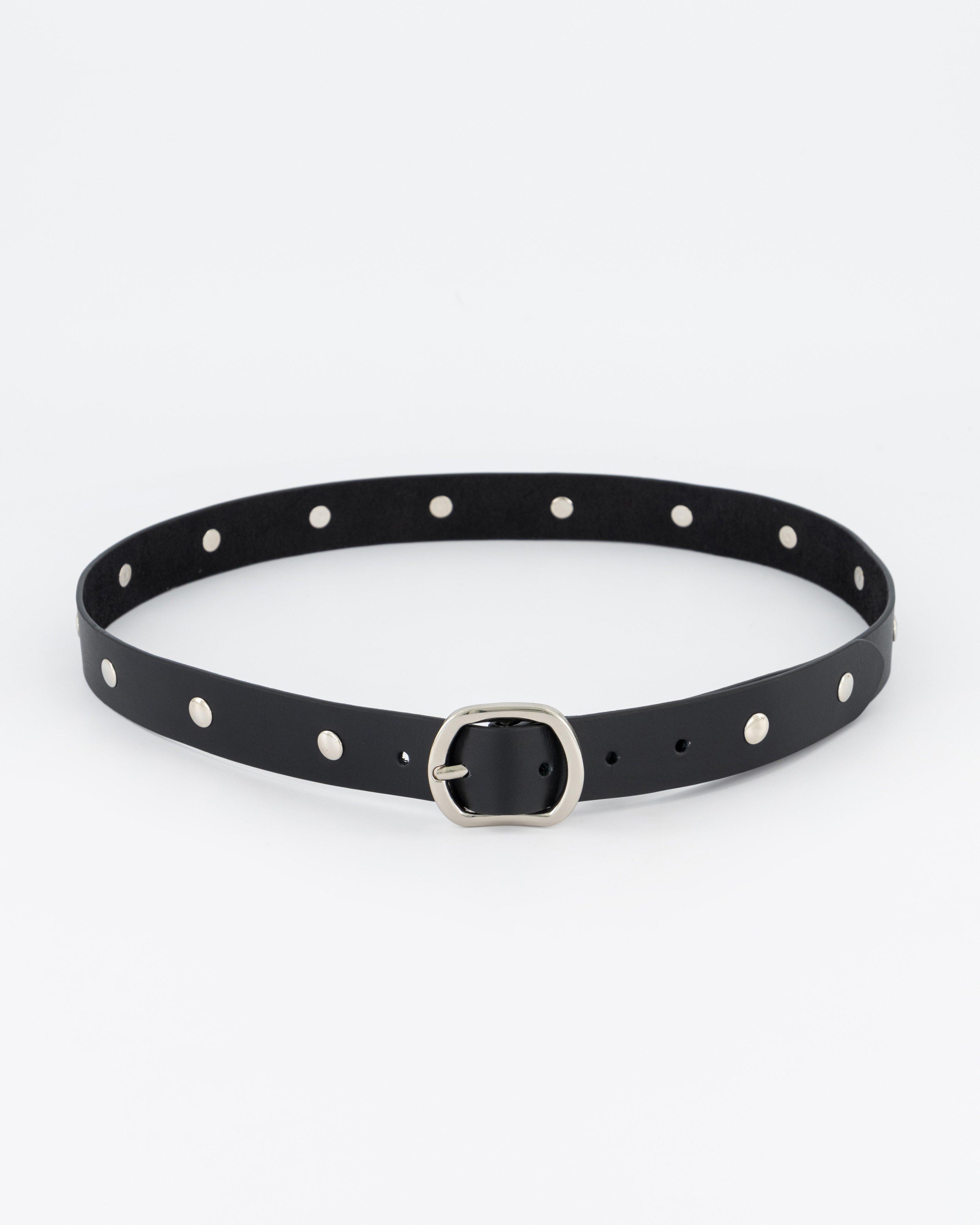 Taylor Studded Metal Belt -  Black