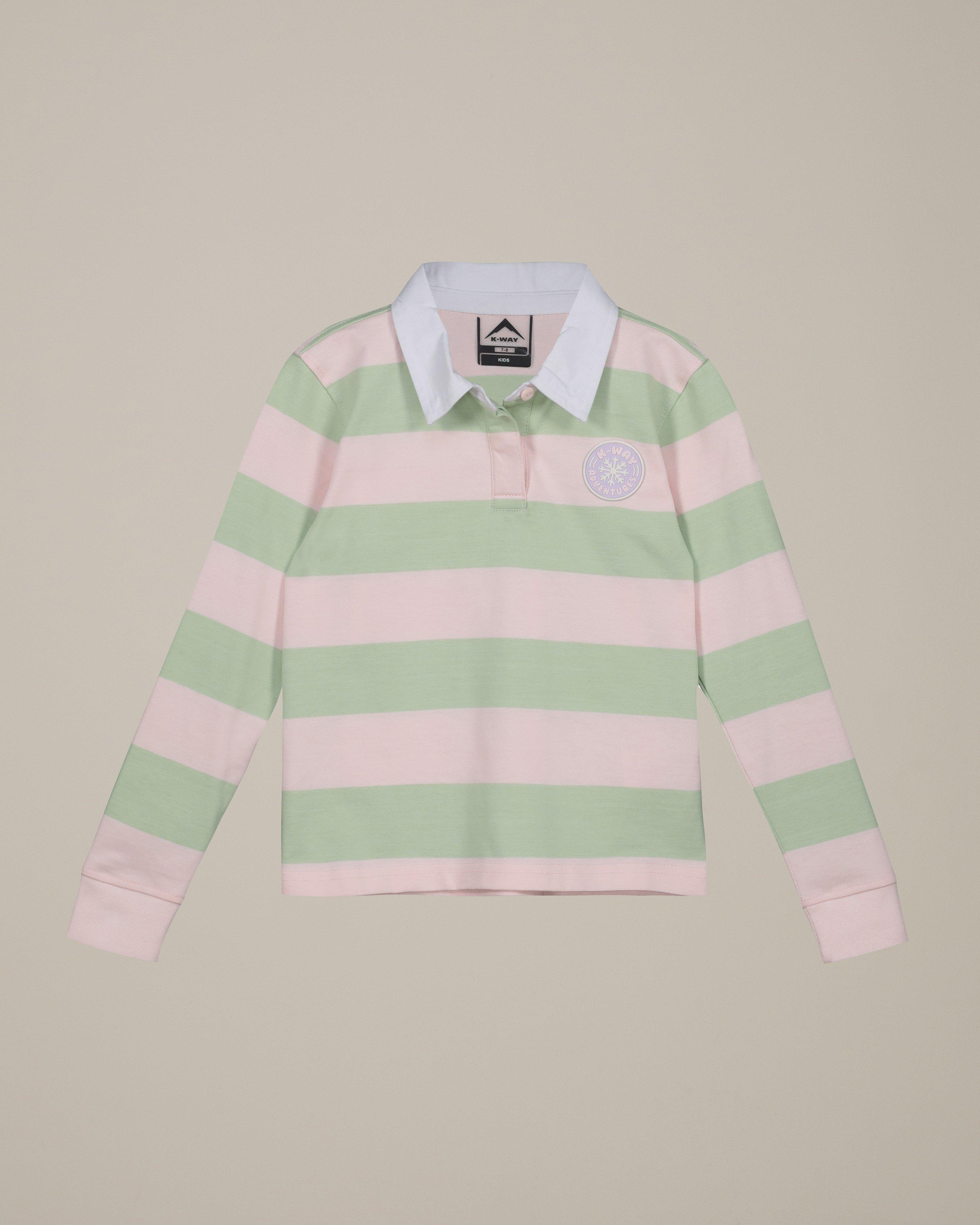 K-Way Kids Sage Rugby Jersey -  Light Pink