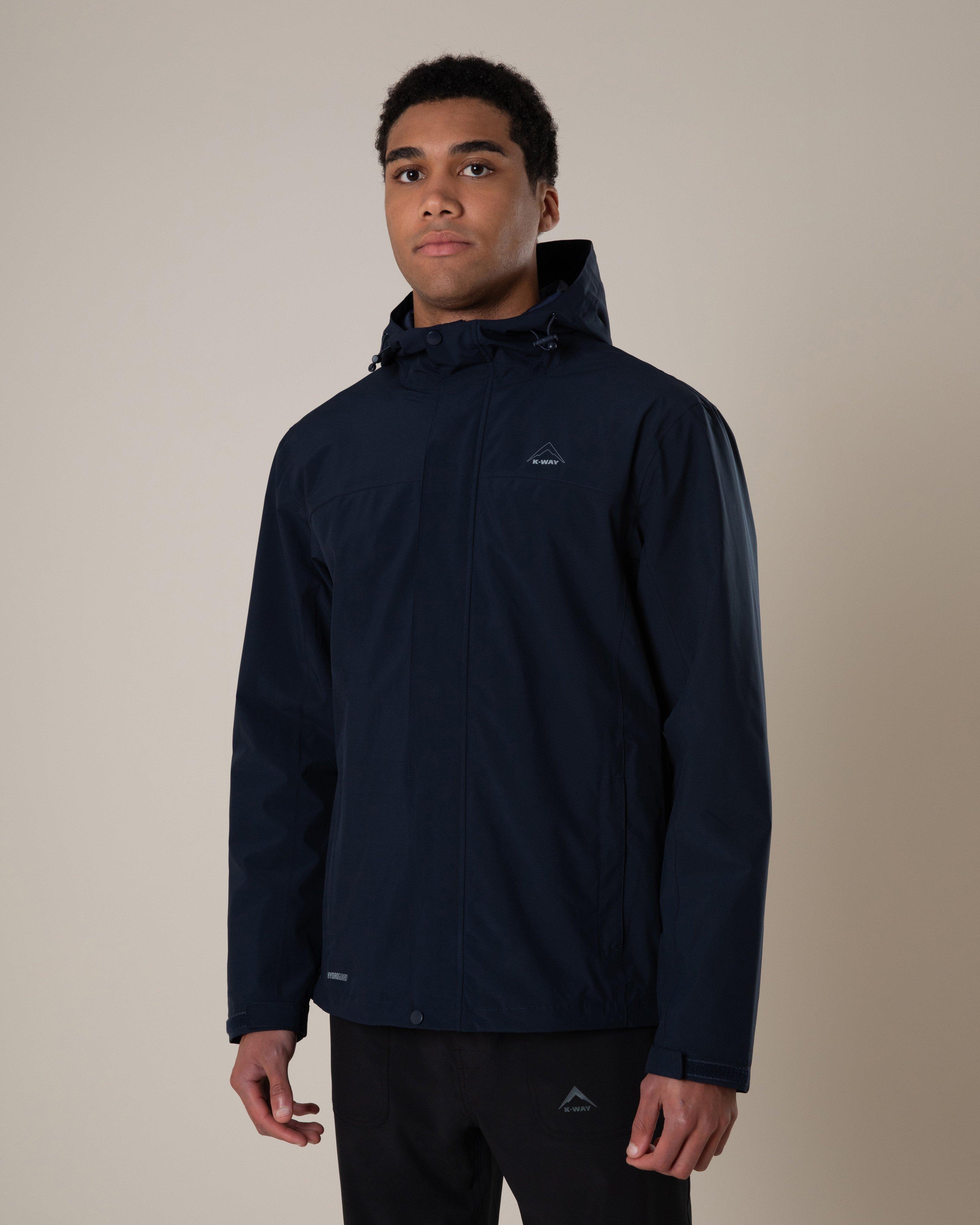 K-Way Men's Alto Rain Jacket -  Navy